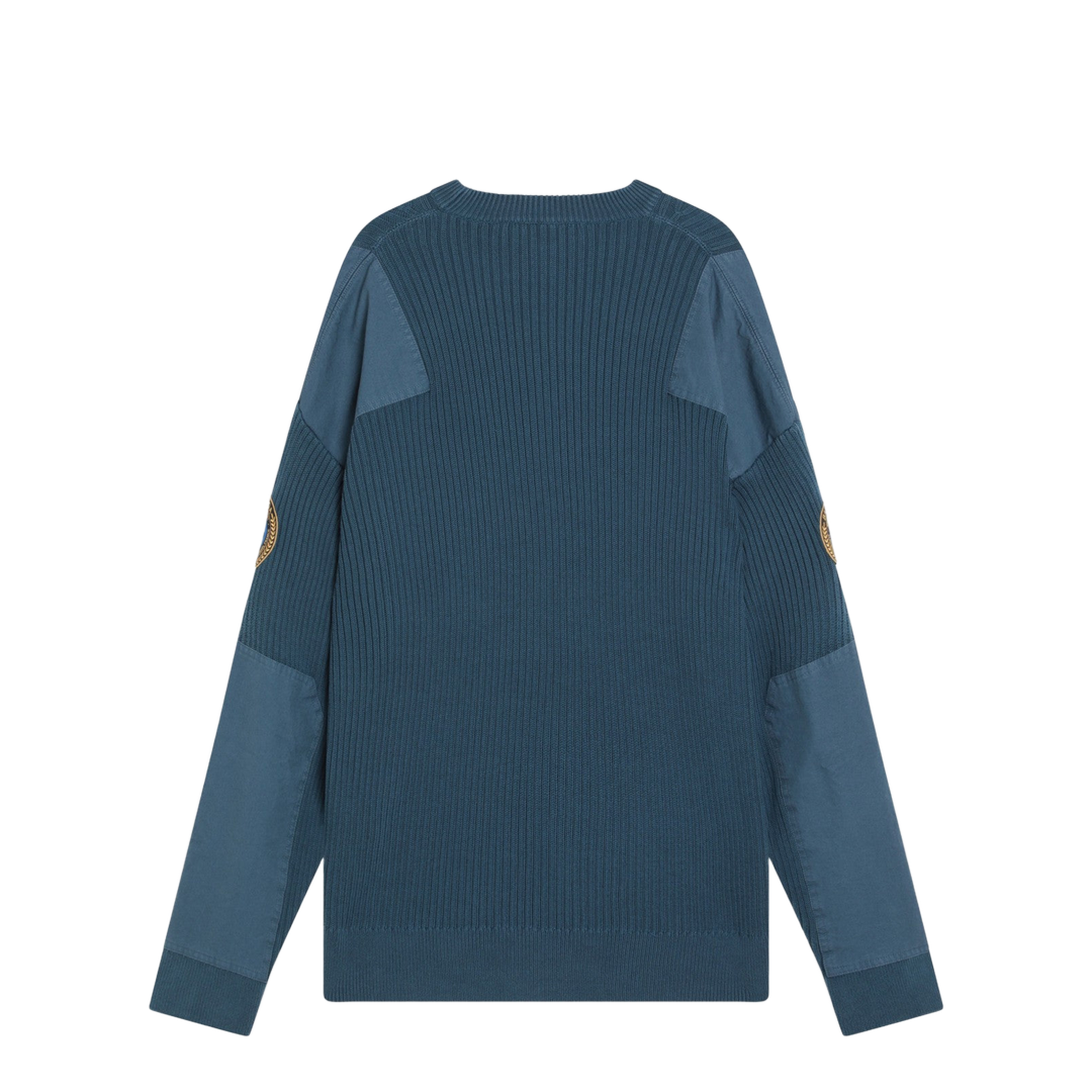 Blue Uniform Merch Cotton Jumper