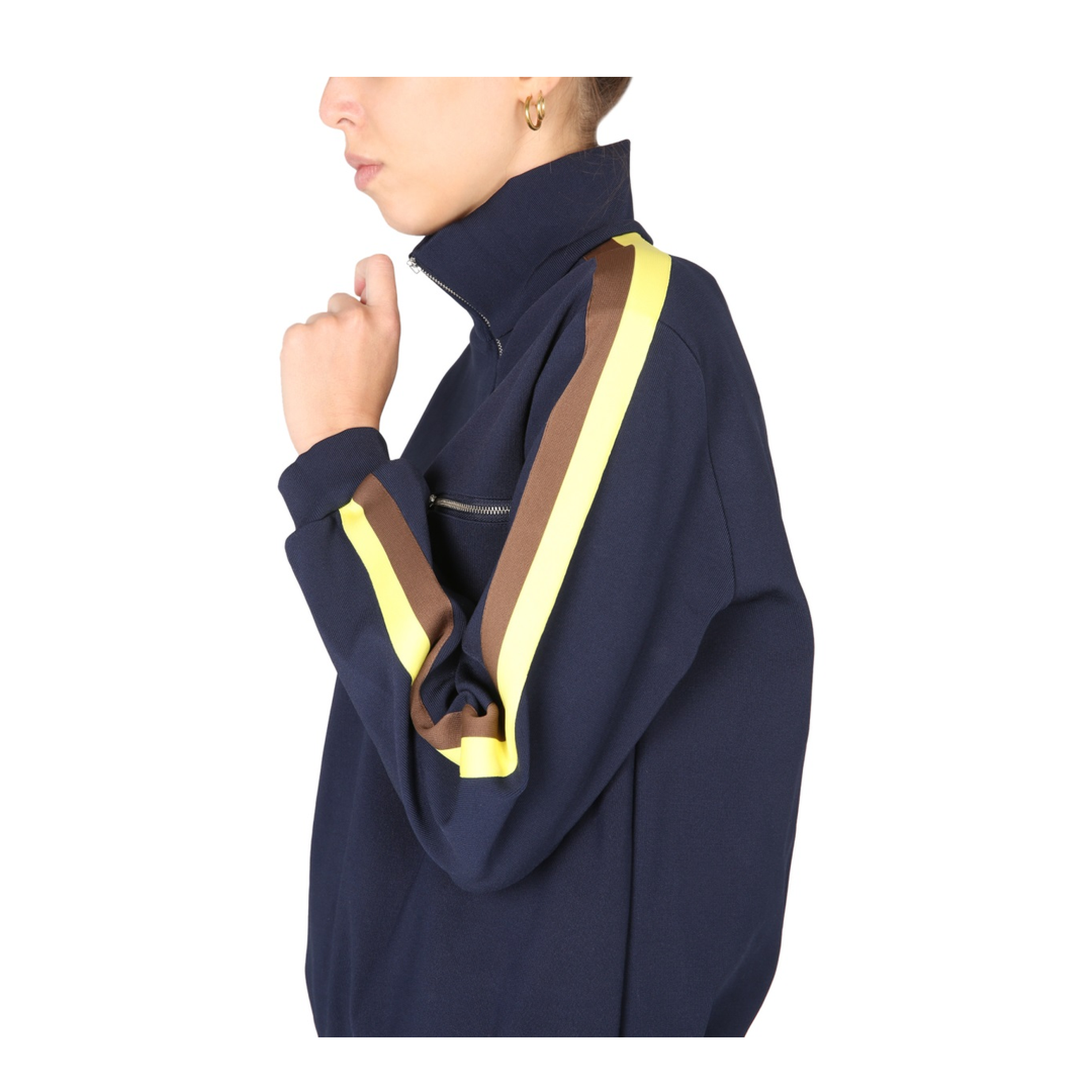 Sweatshirt With Front Zipper