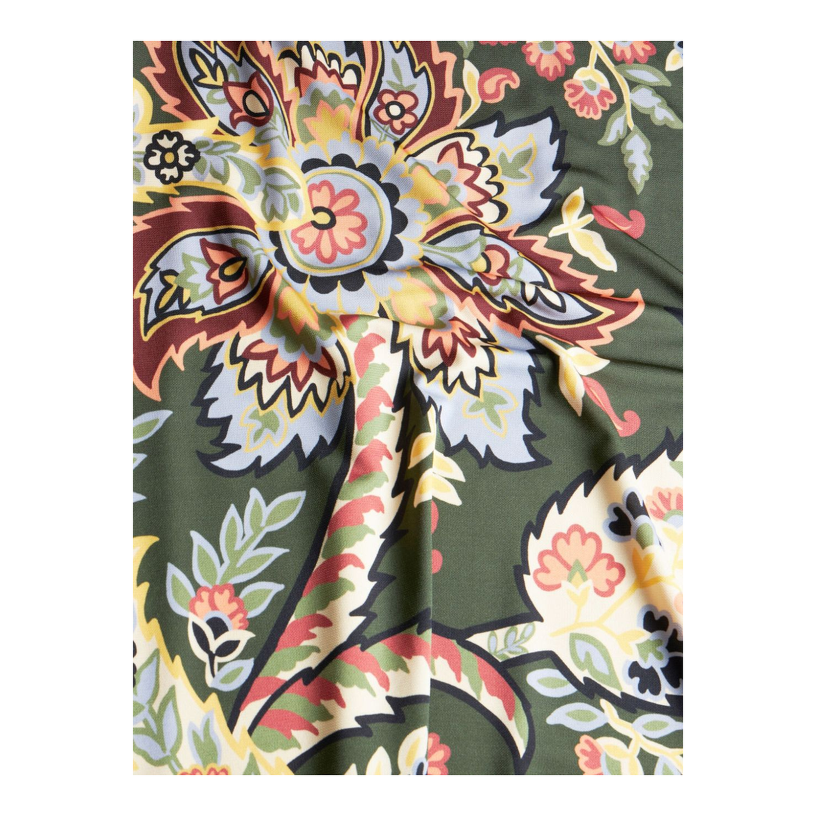 Abstract Pattern Midi Dress