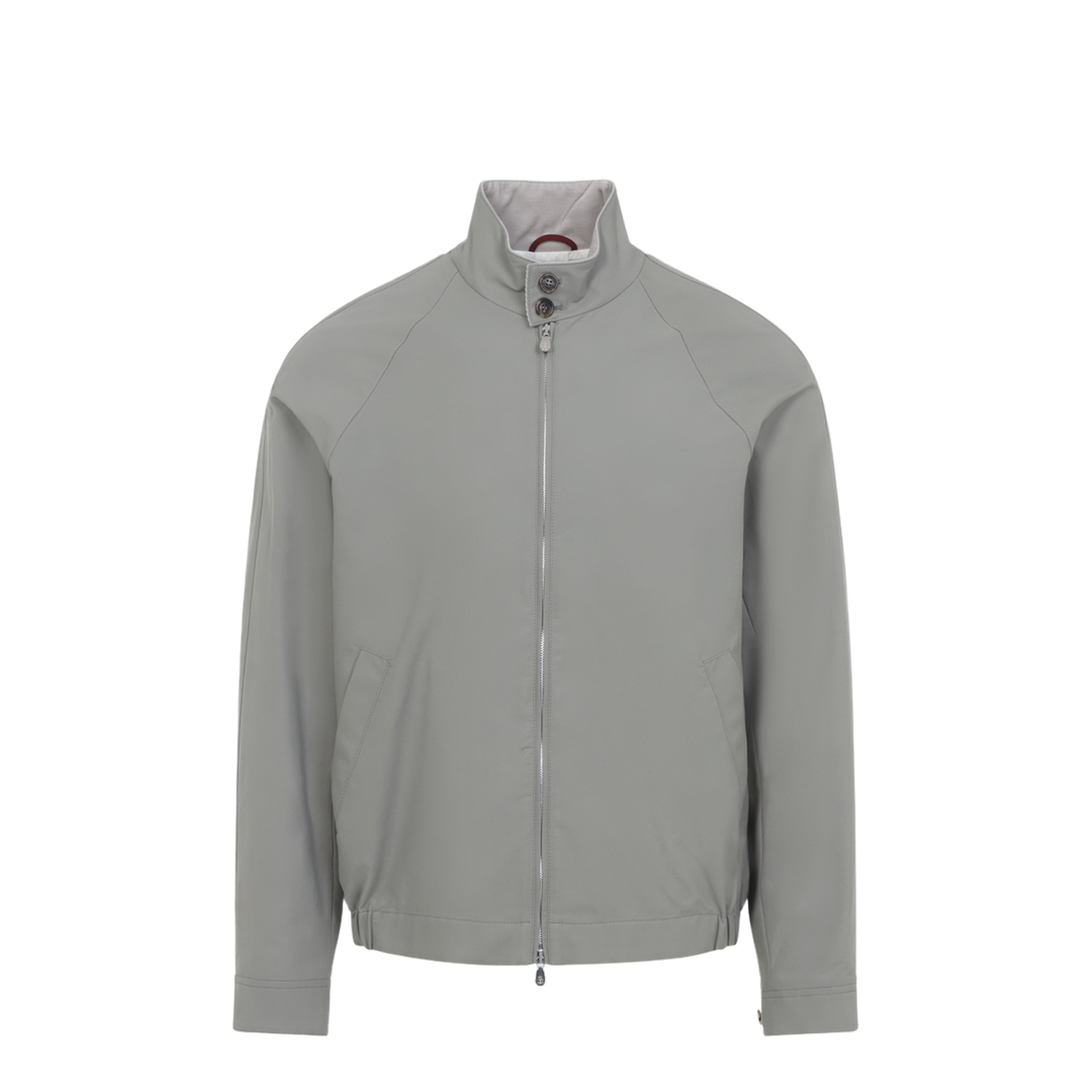 Technical Cotton Full-Zip Jacket