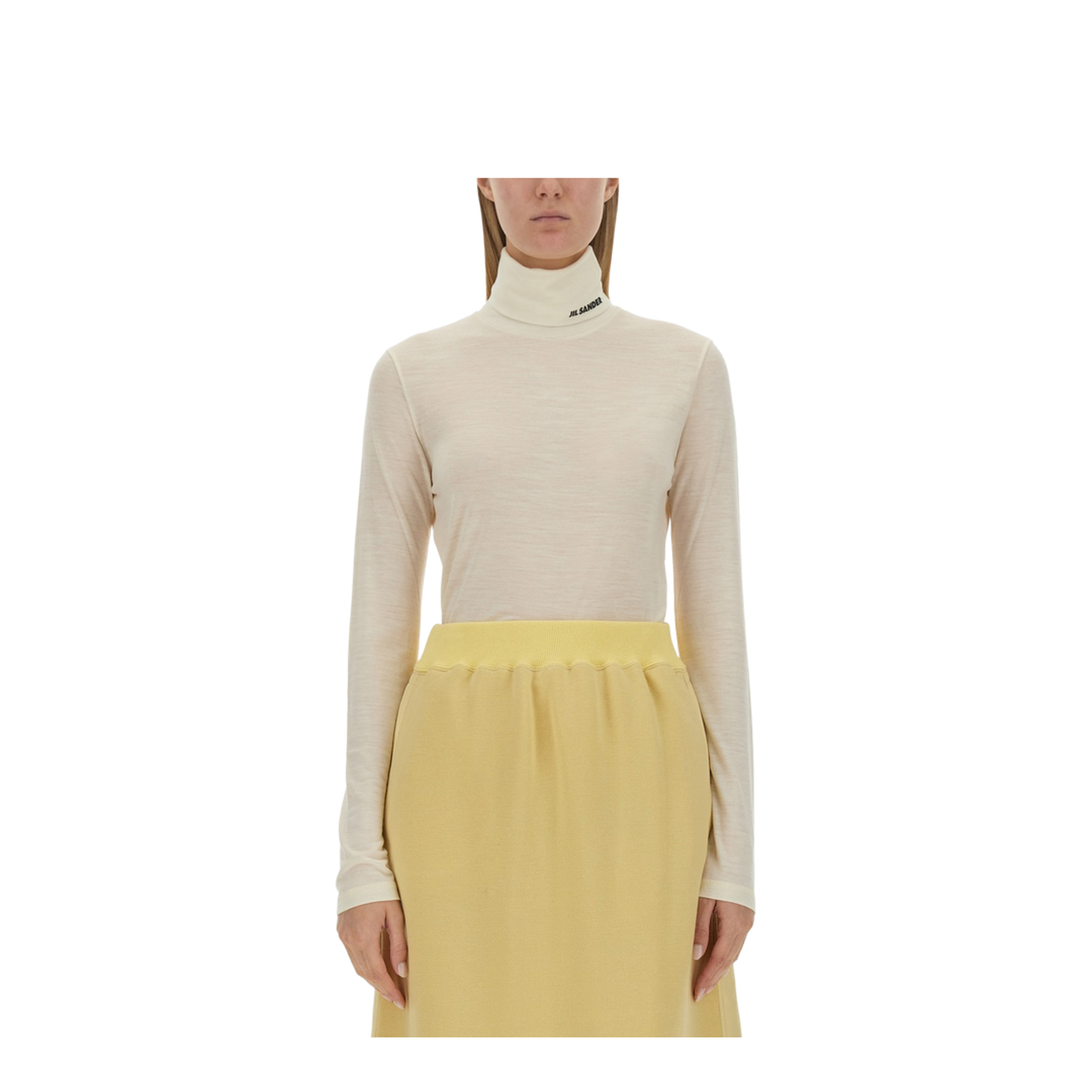 Neck Logo High Neck Knit