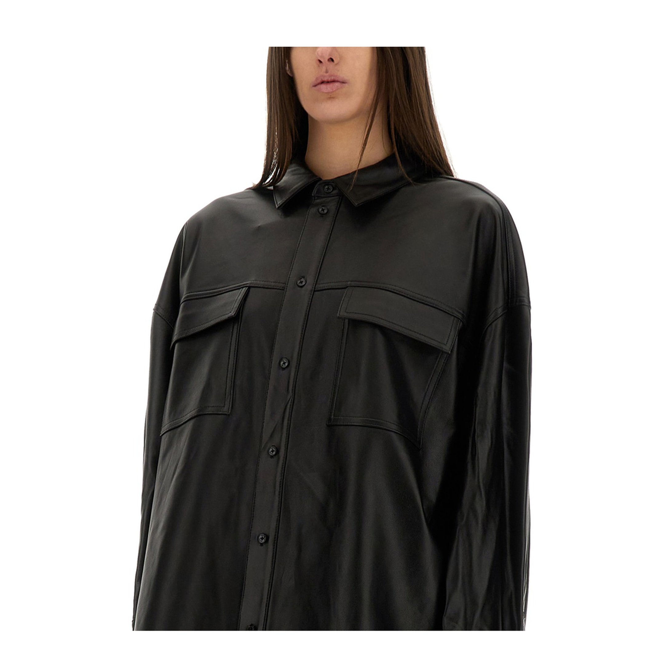 MAYFEYR - MICHAEL BY MICHAEL KORS - Leather Jacket - UR540S0HW8001BLACK