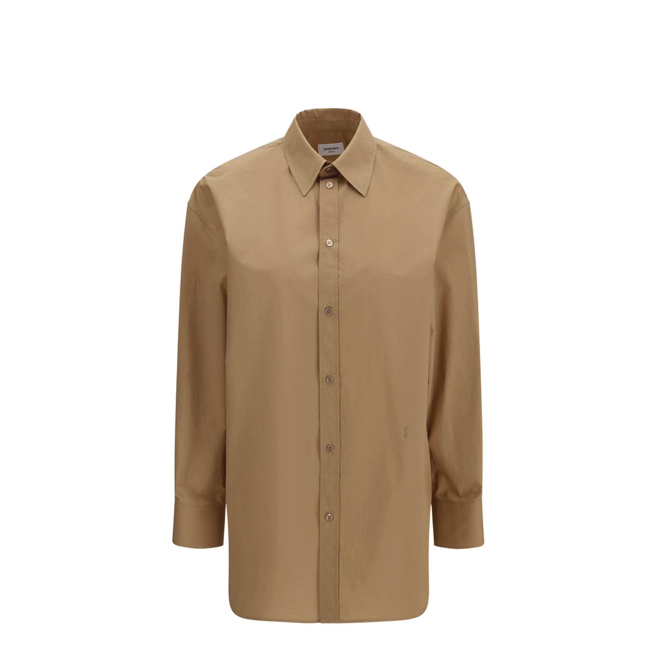MAYFEYR - Saint Laurent - Cassandre Shirt With Long Sleeves - 865483YZ9GB