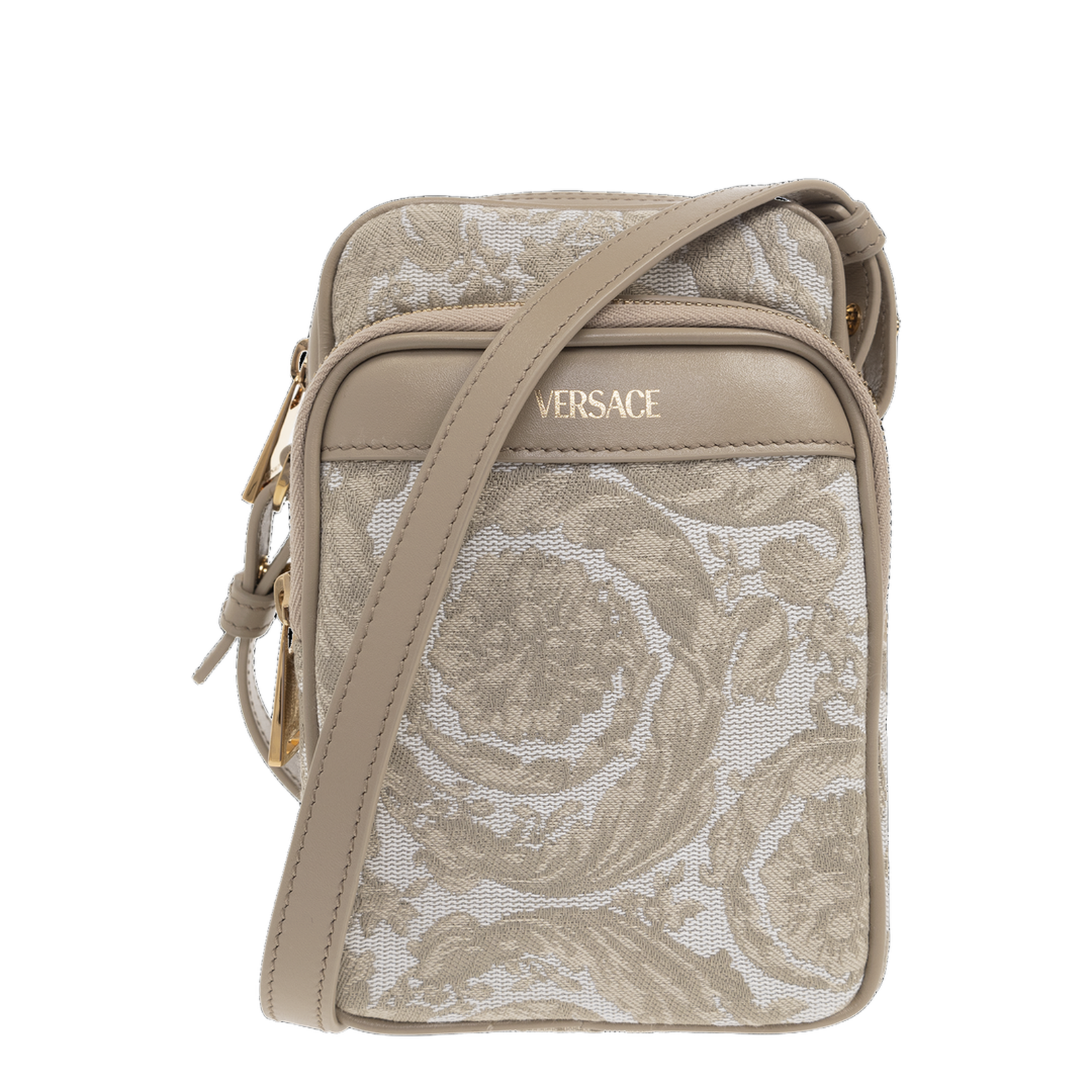 Crossbody Bag Fabric Beige/Beige
