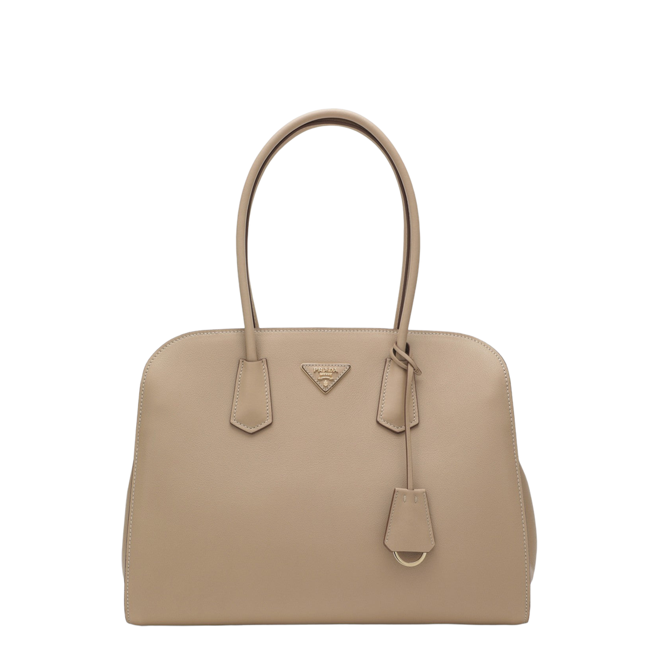 Large Calfskin Tote - Sand/Beige