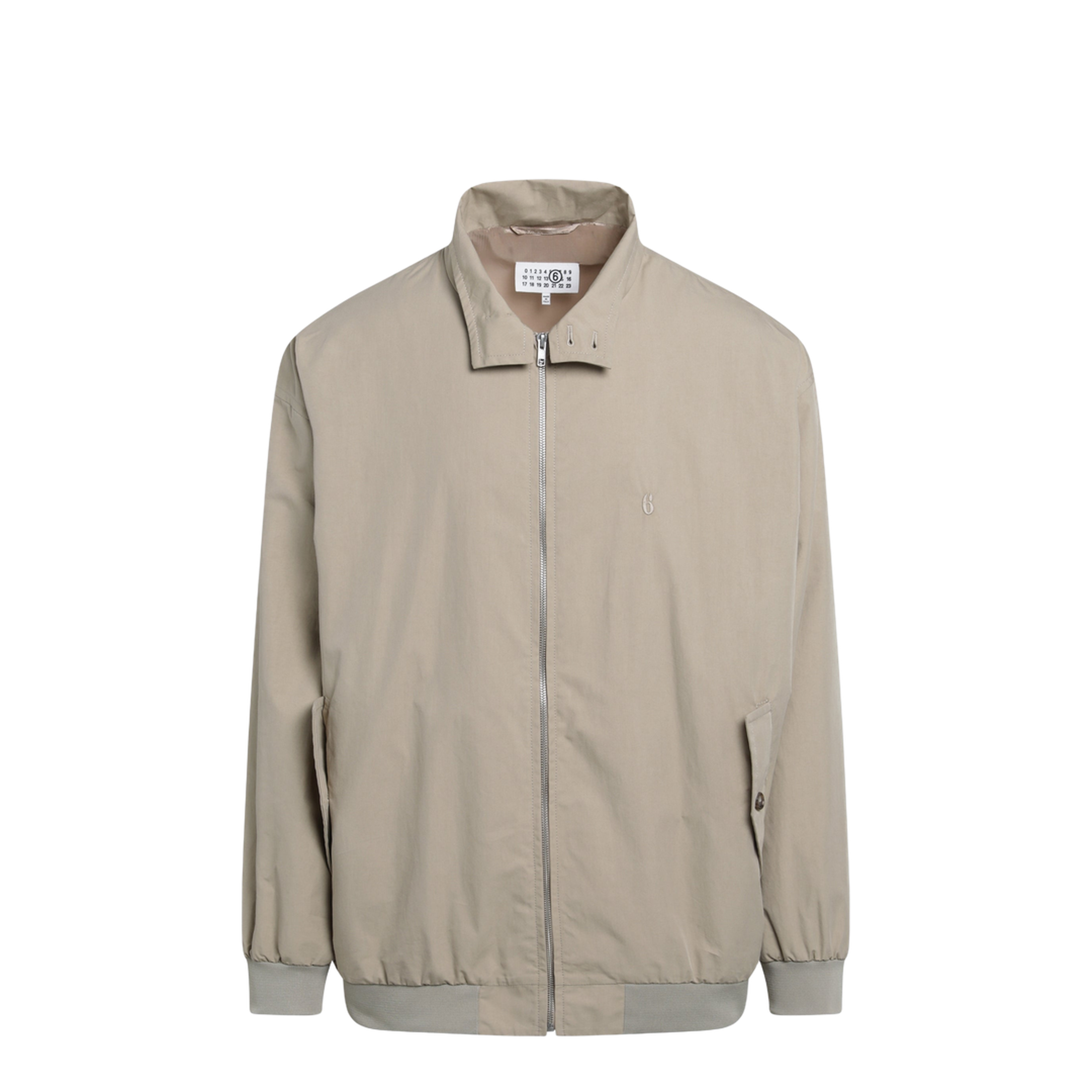 Zip-Up Jacket In Cotton Blend