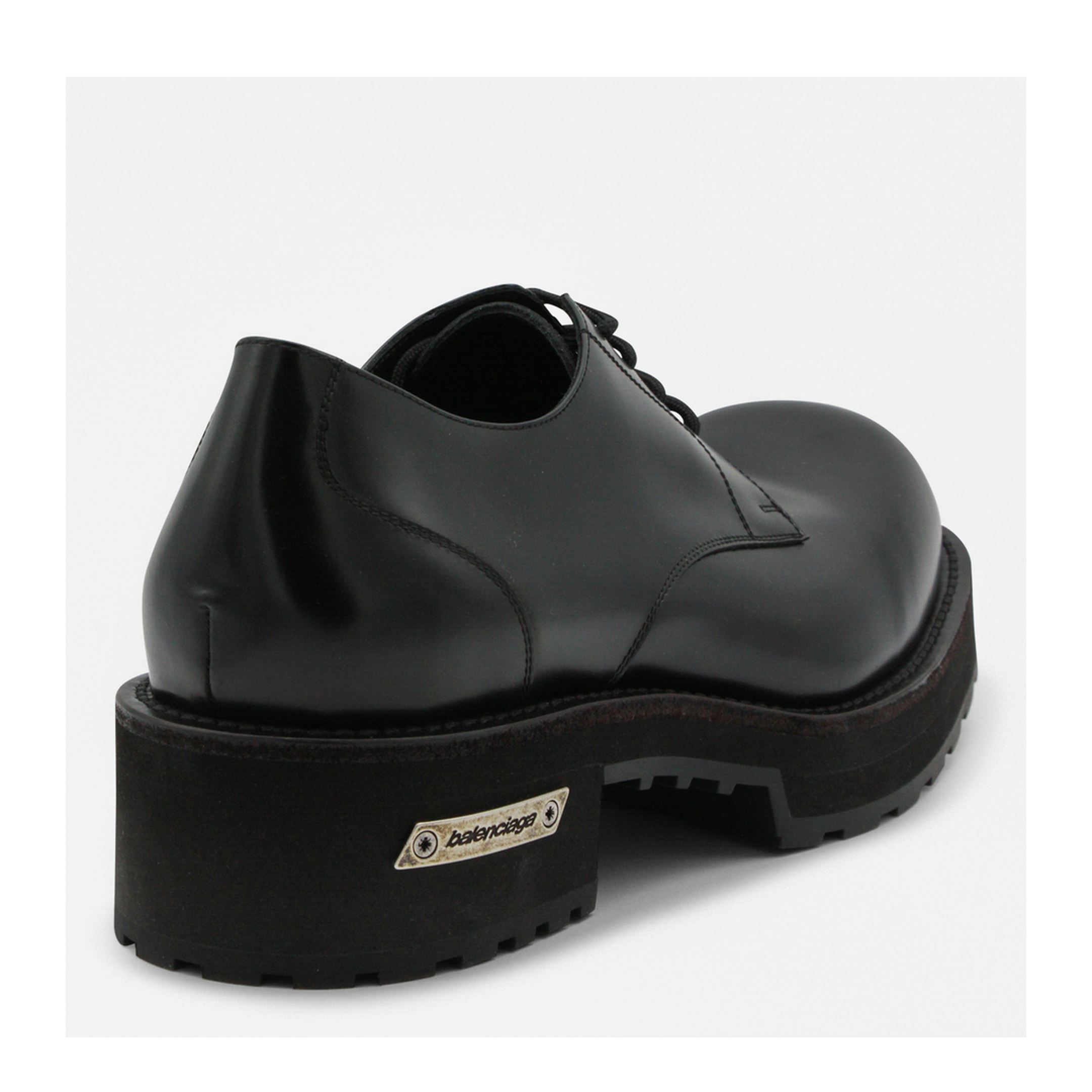 Denom Derby Shoes in Calfskin Leather