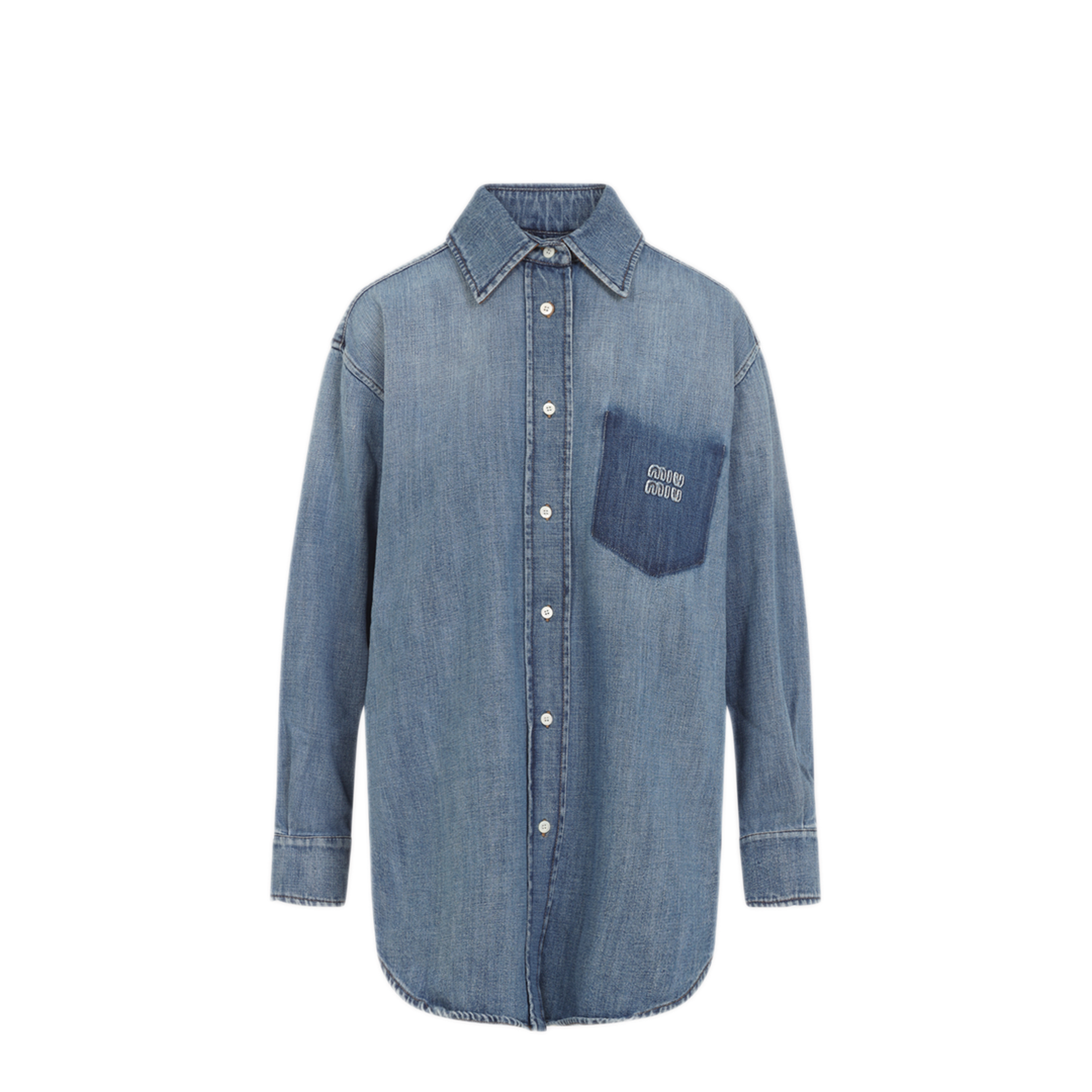 MAYFEYR - Miu Miu - Denim Shirt - GWC125SOOO17GGF0076