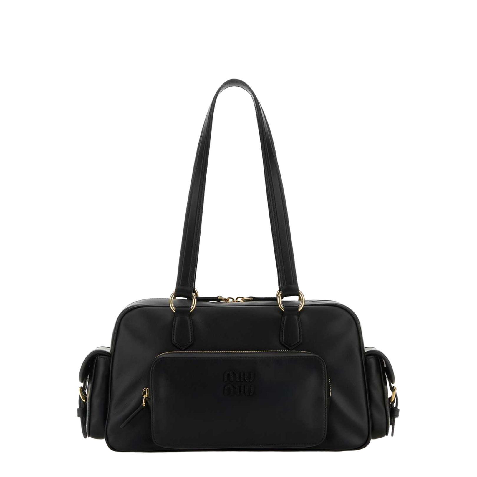 Black Leather Shoulder Bag