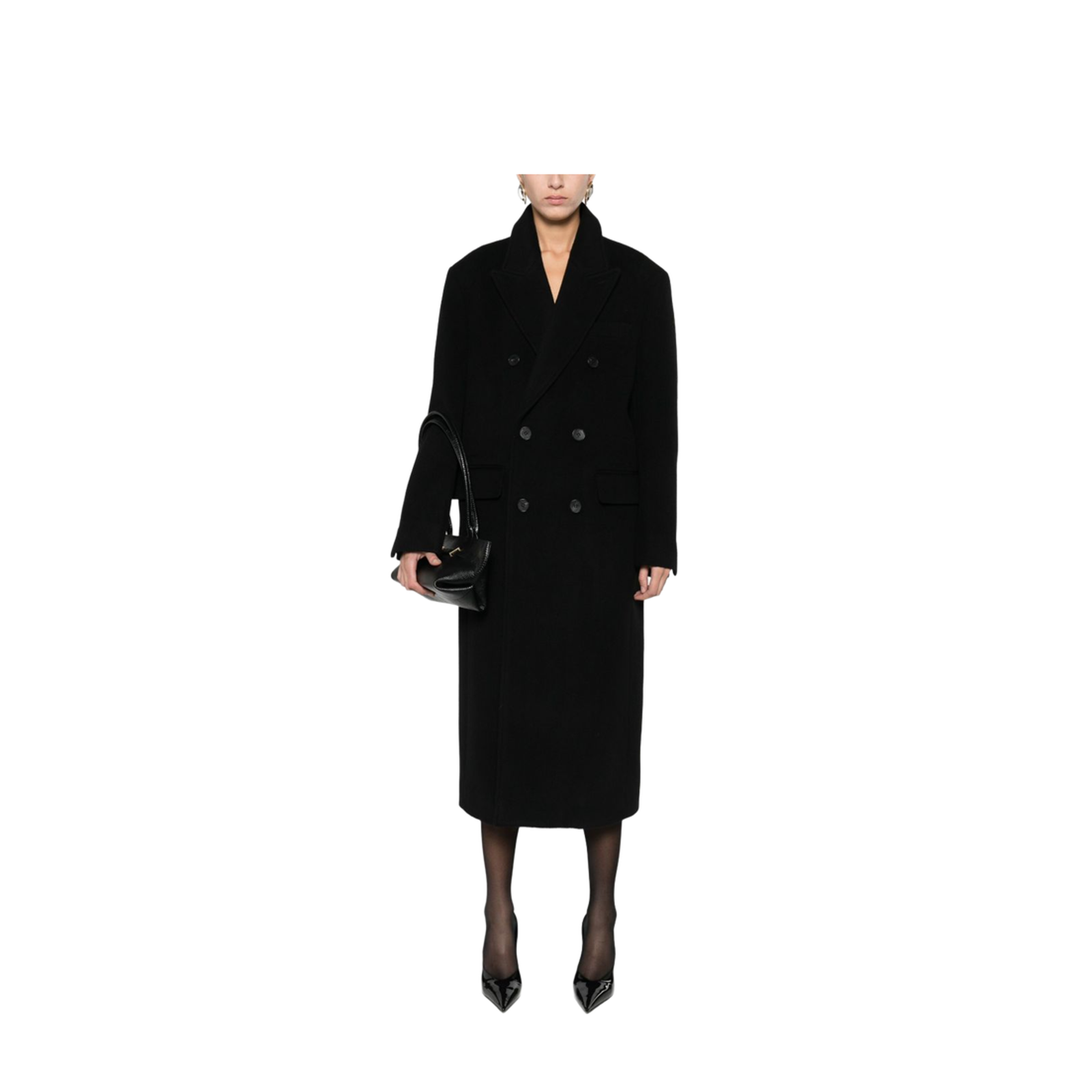 Wool Double-Breasted Coat