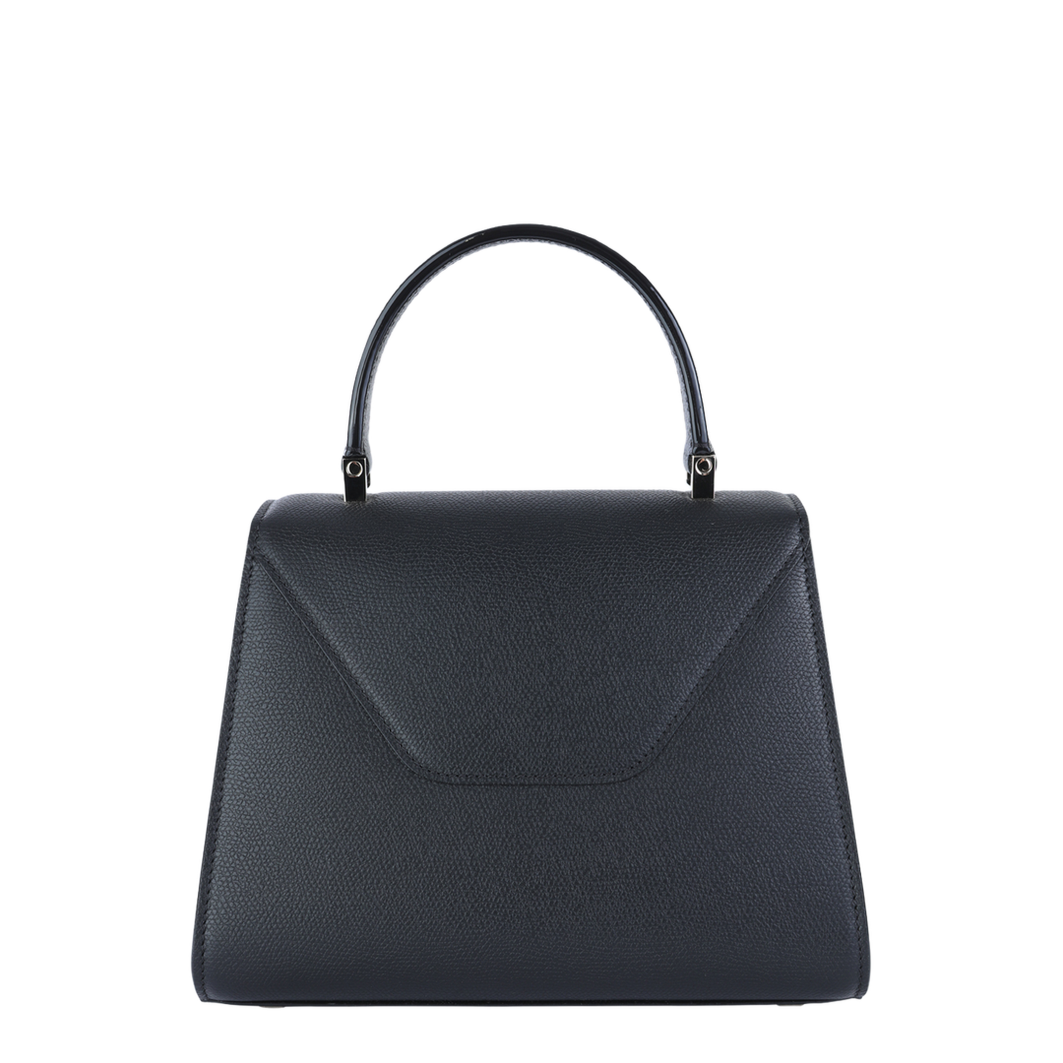 Iside Mini Millepunte Calf Leather Top Handle Bag - Black