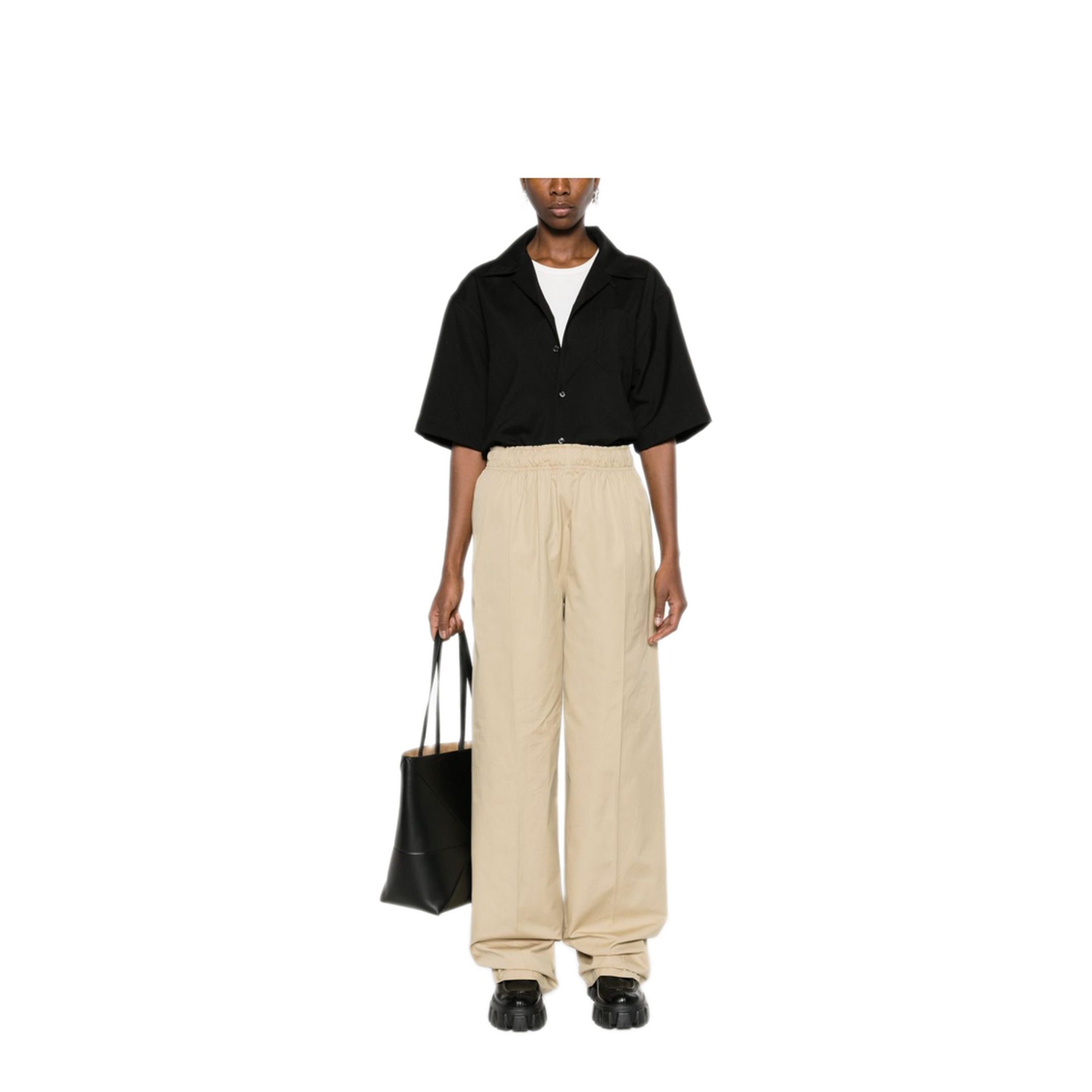 MAYFEYR - Prada - Wide-Leg Cotton Trousers - P289HSOOO1BMSF0065