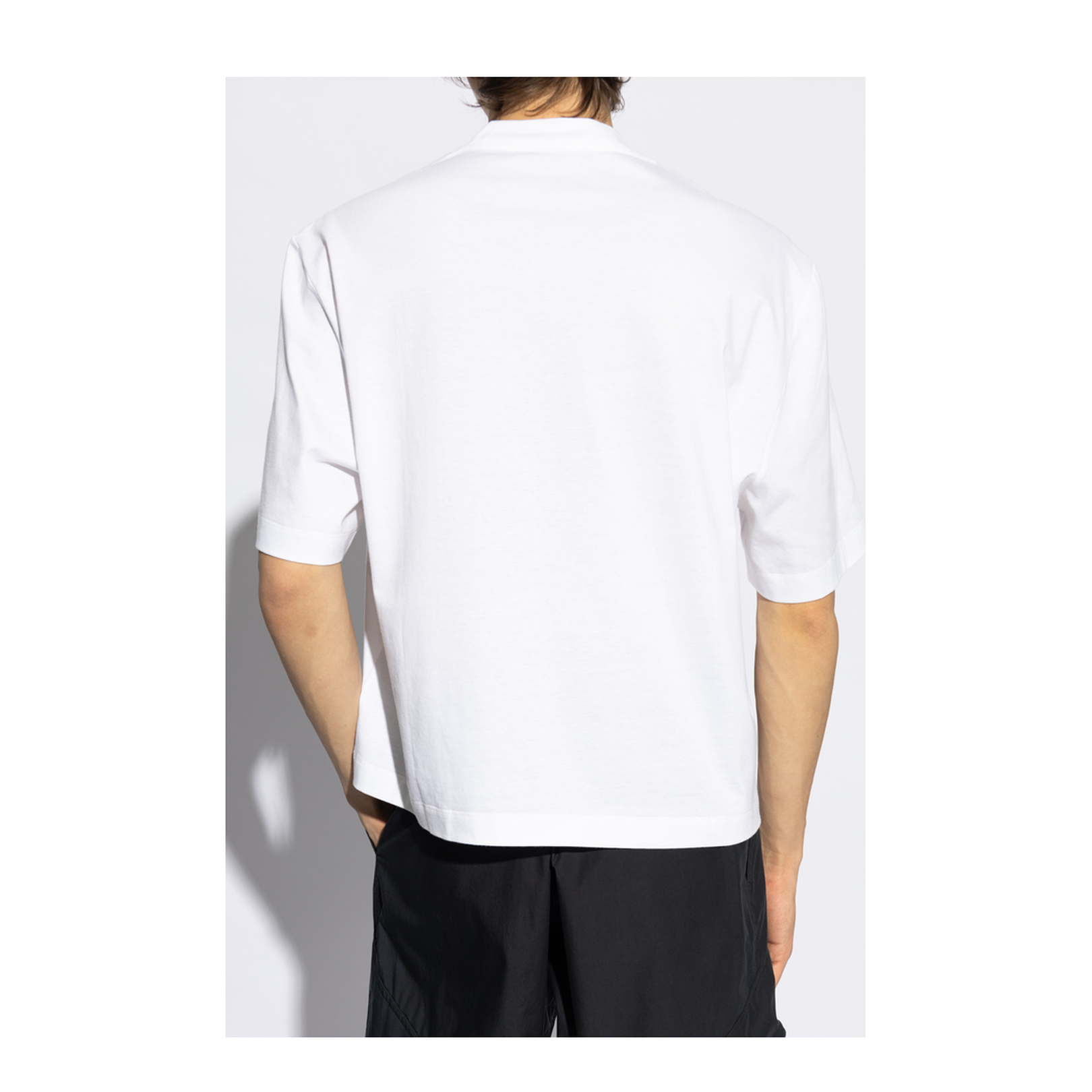 Boxy T-shirt in White Cotton Jersey