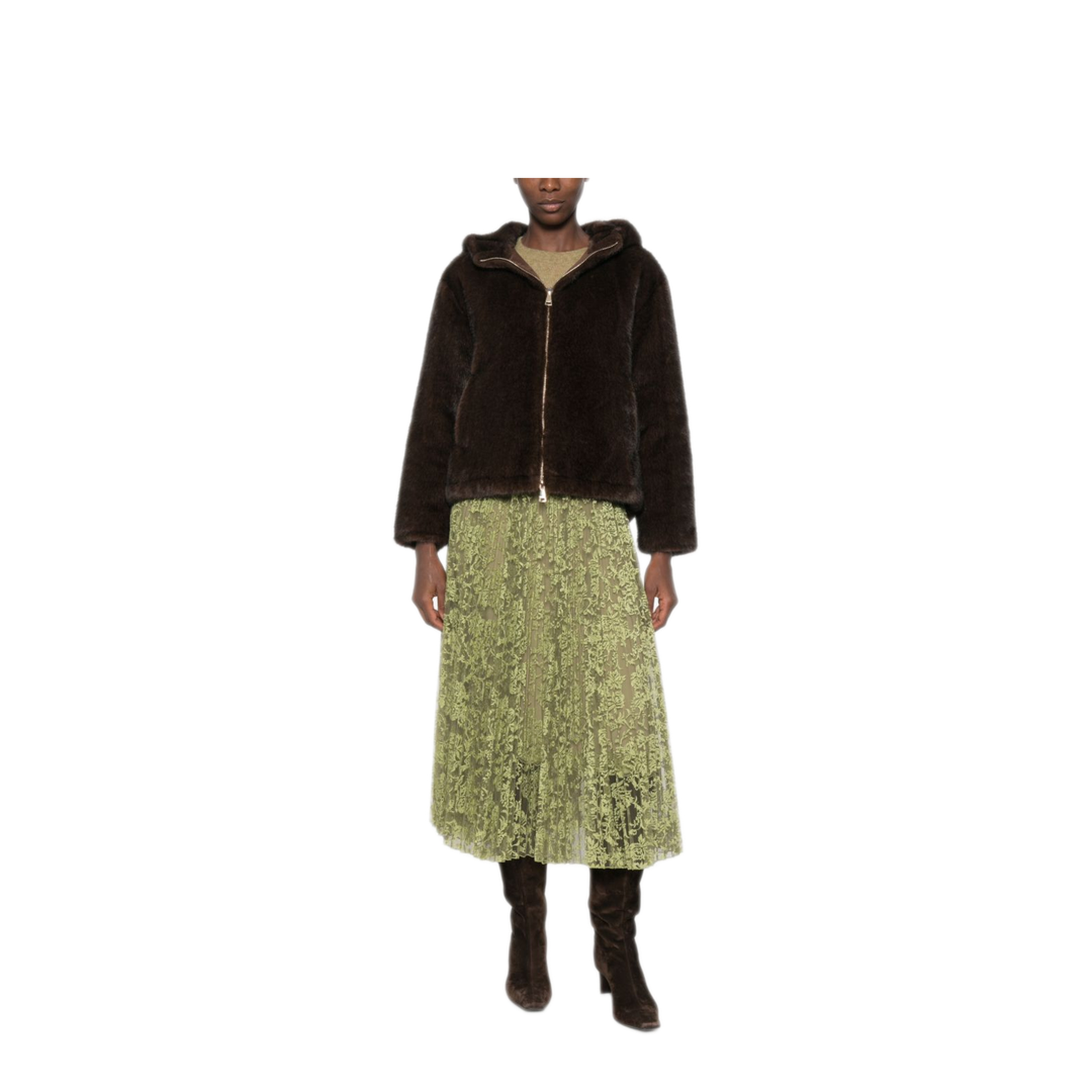MAYFEYR - Ermanno Firenze - Coats Brown - D49ED066E93MF938