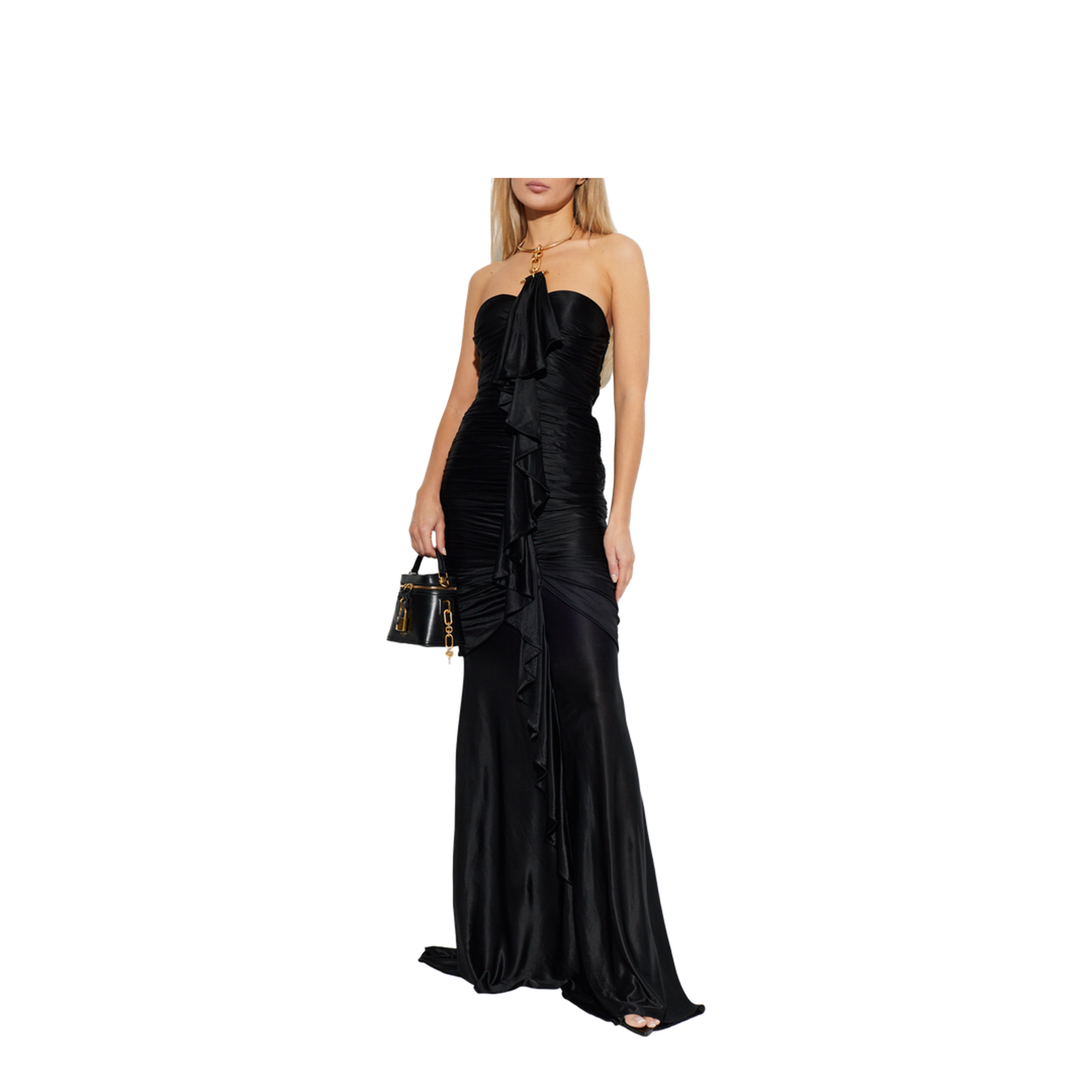 Draped Dress Black