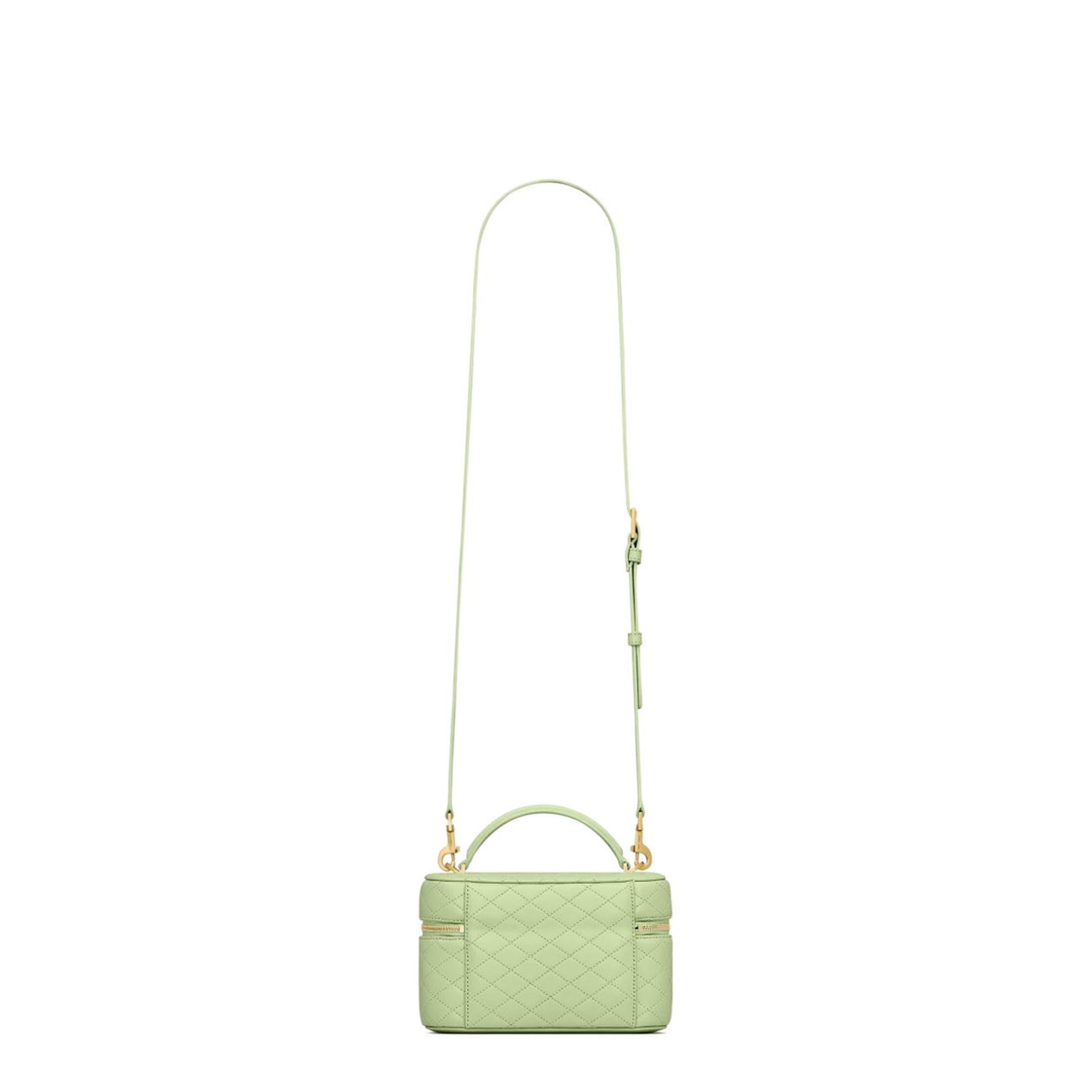Gaby Small Lambskin Vanity Bag - Misty Jade