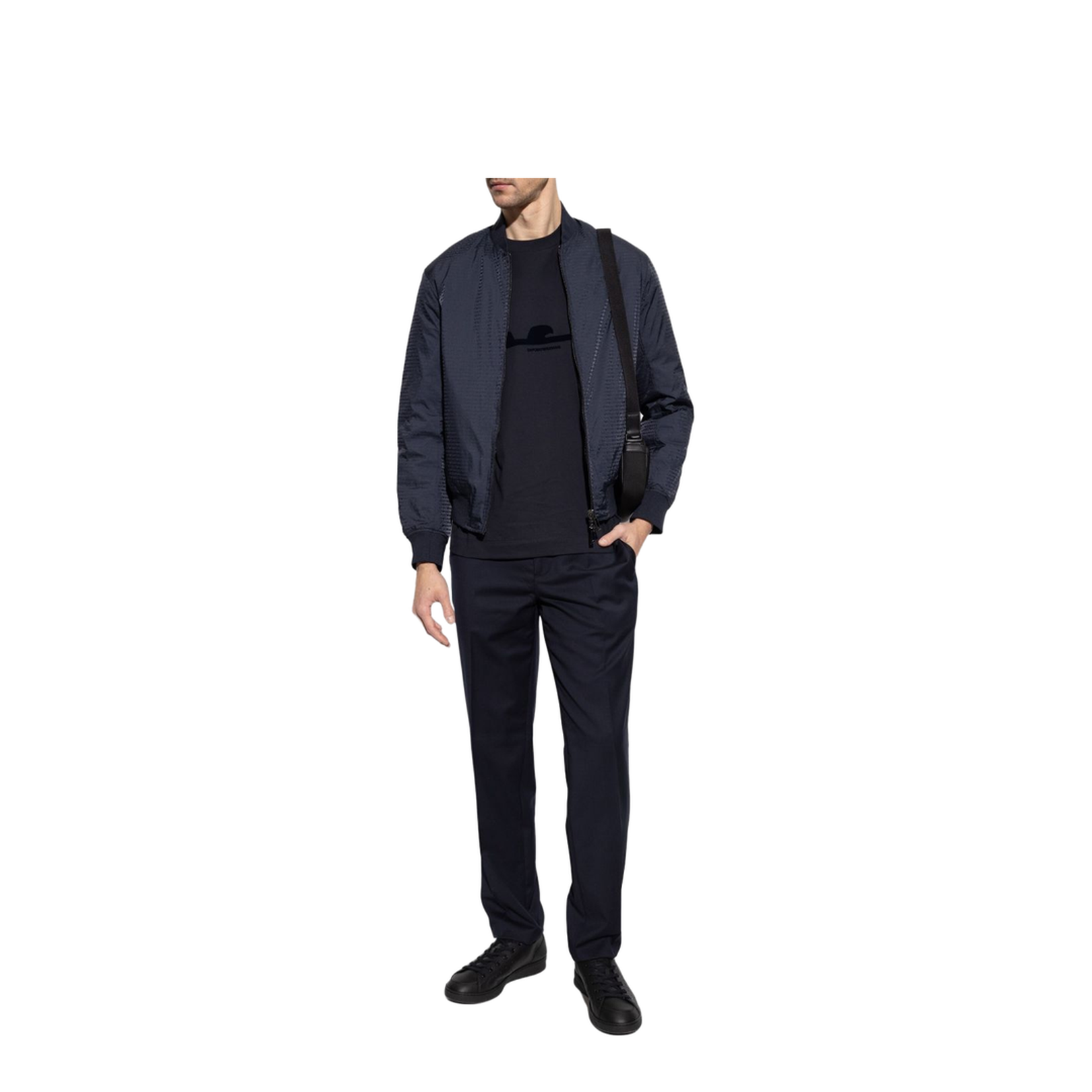 Reversible Bomber Collar Down Jacket