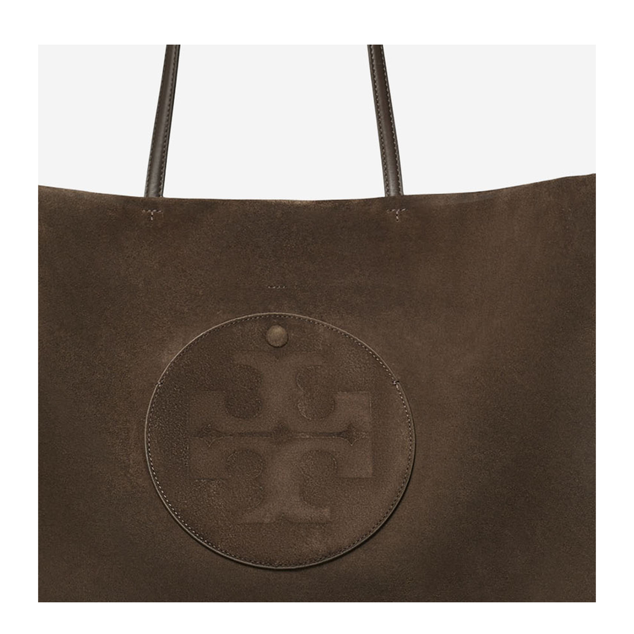 Ella Suede Tote Bag Brown