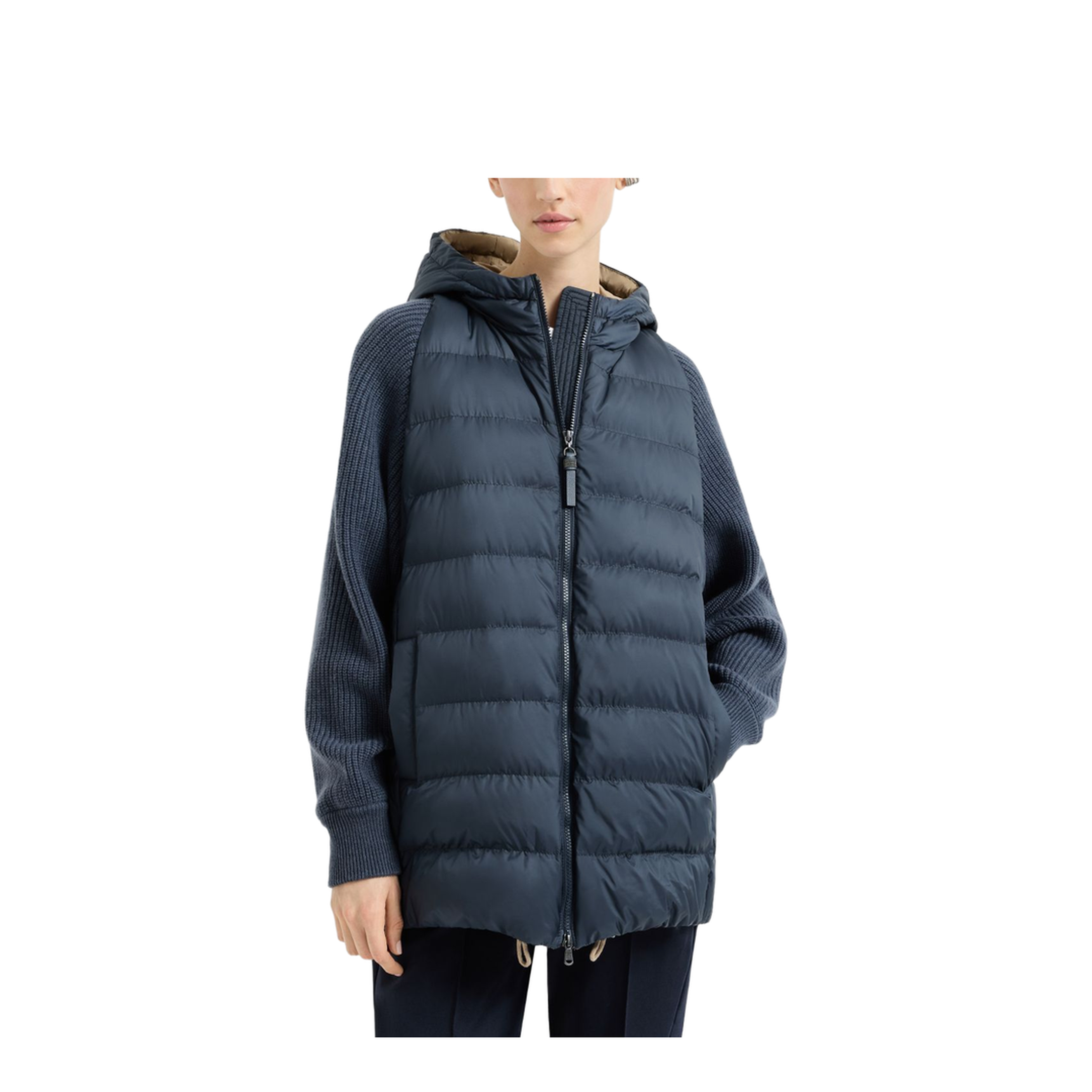 Nylon Short Down Jacket