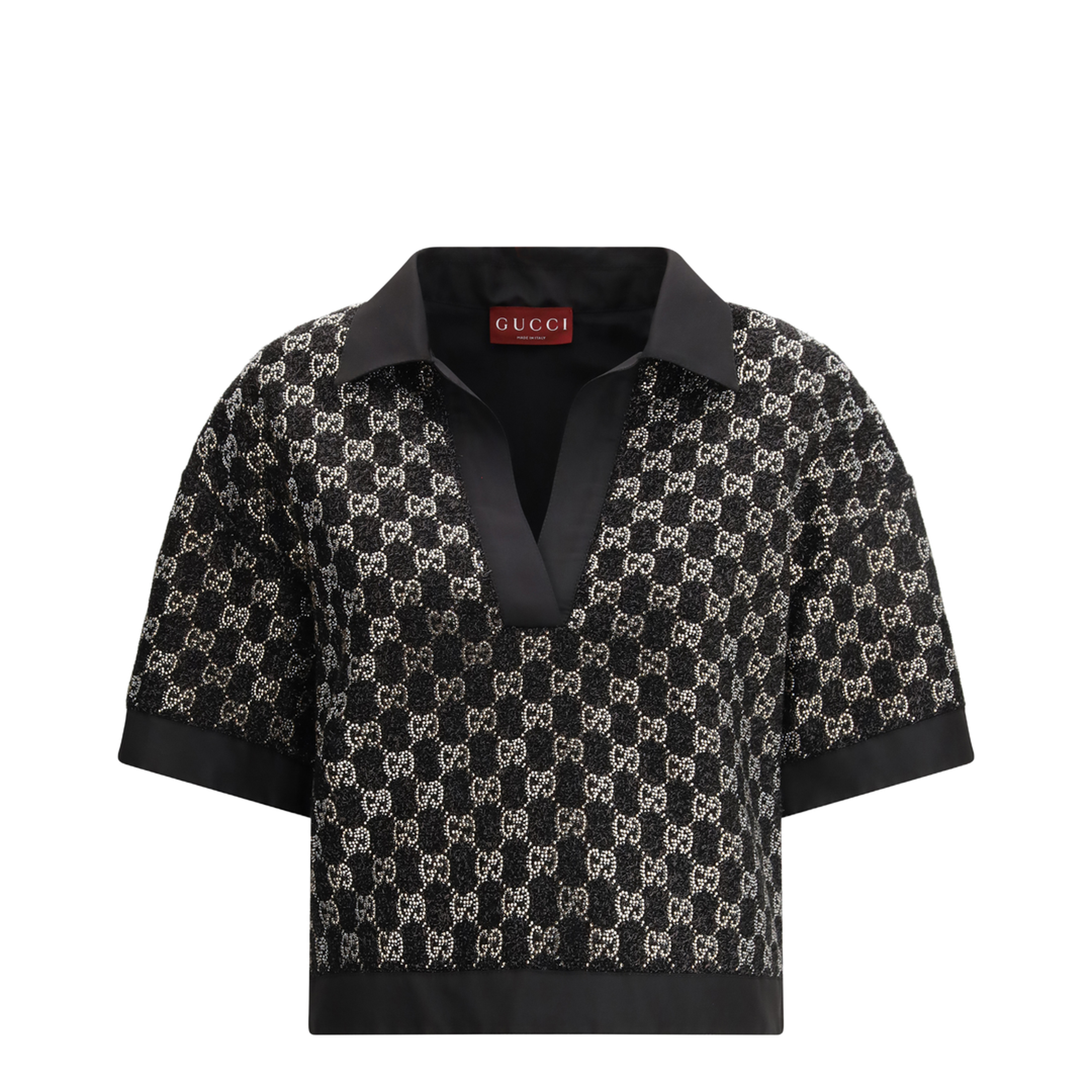 MAYFEYR - Gucci - Wool Lamé Tweed Top - 846682ZARWY