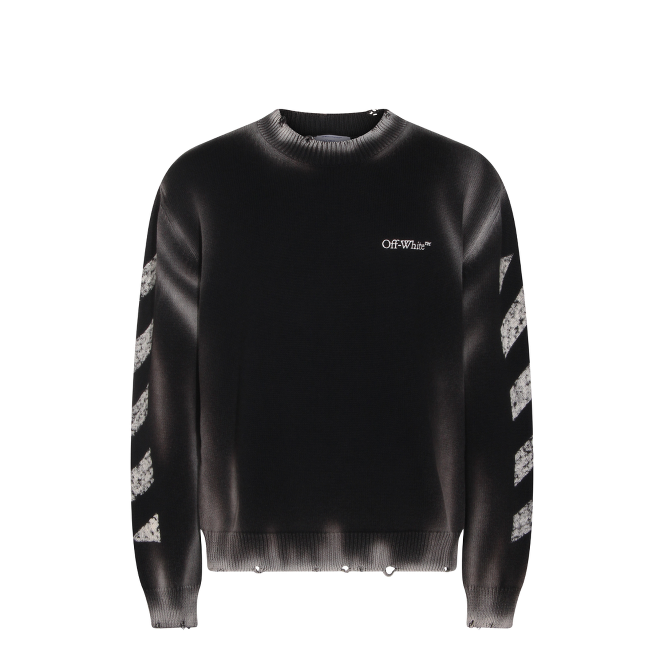 Diag Arr Corrosion Sweater Black