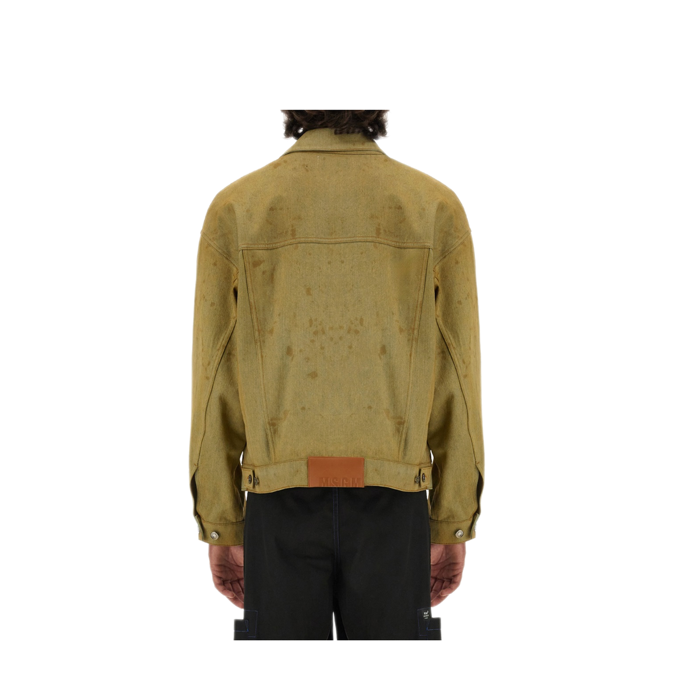 MAYFEYR - MSGM - Denim Jacket Dyed In Tea - 3740MH23124761034