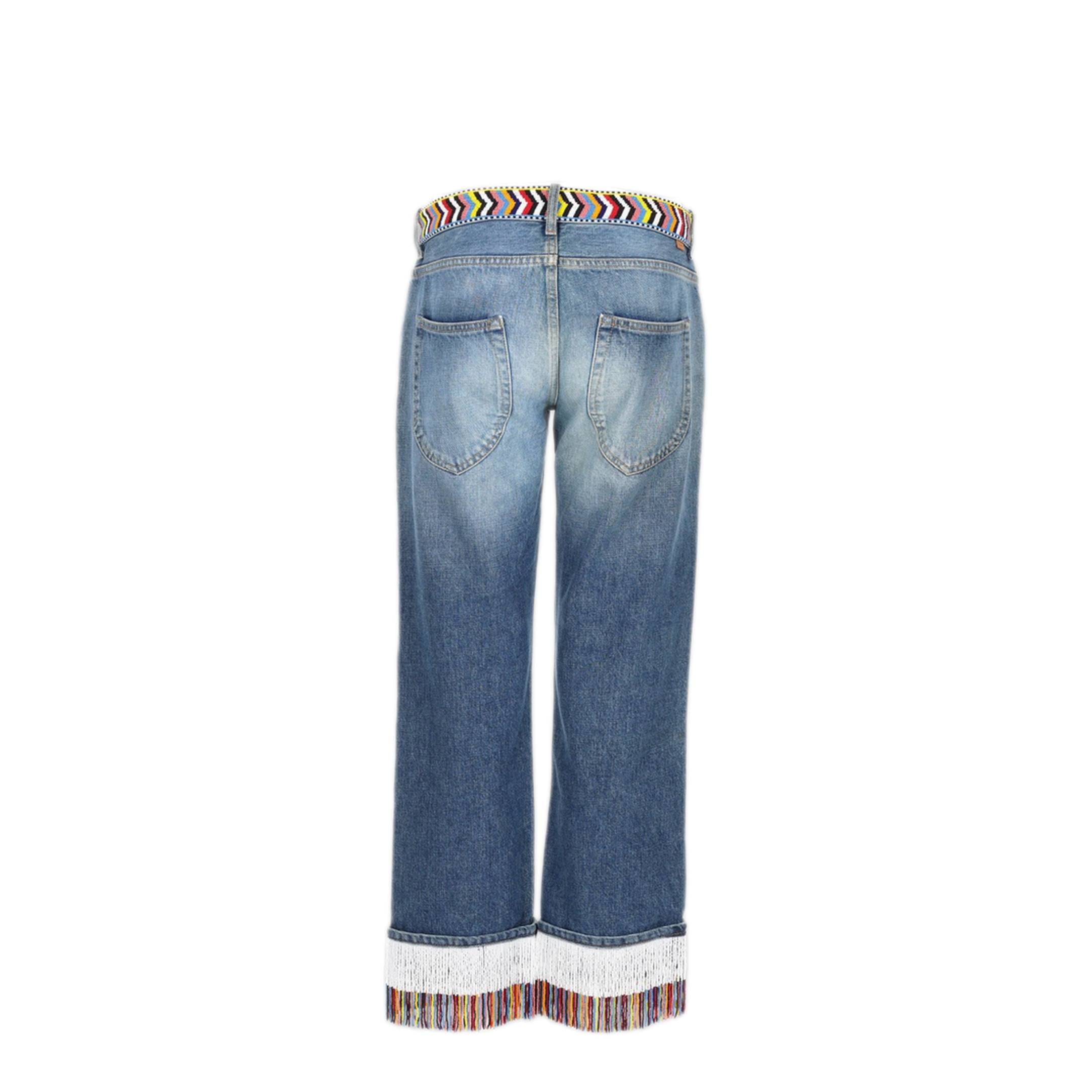 MAYFEYR - Alanui - Jeans Con Decorazione Di Perline - LWYA001R190230219288