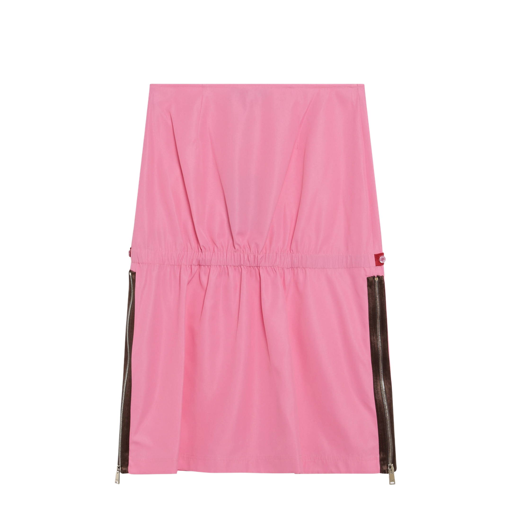 Pink Technical Viscose Skirt