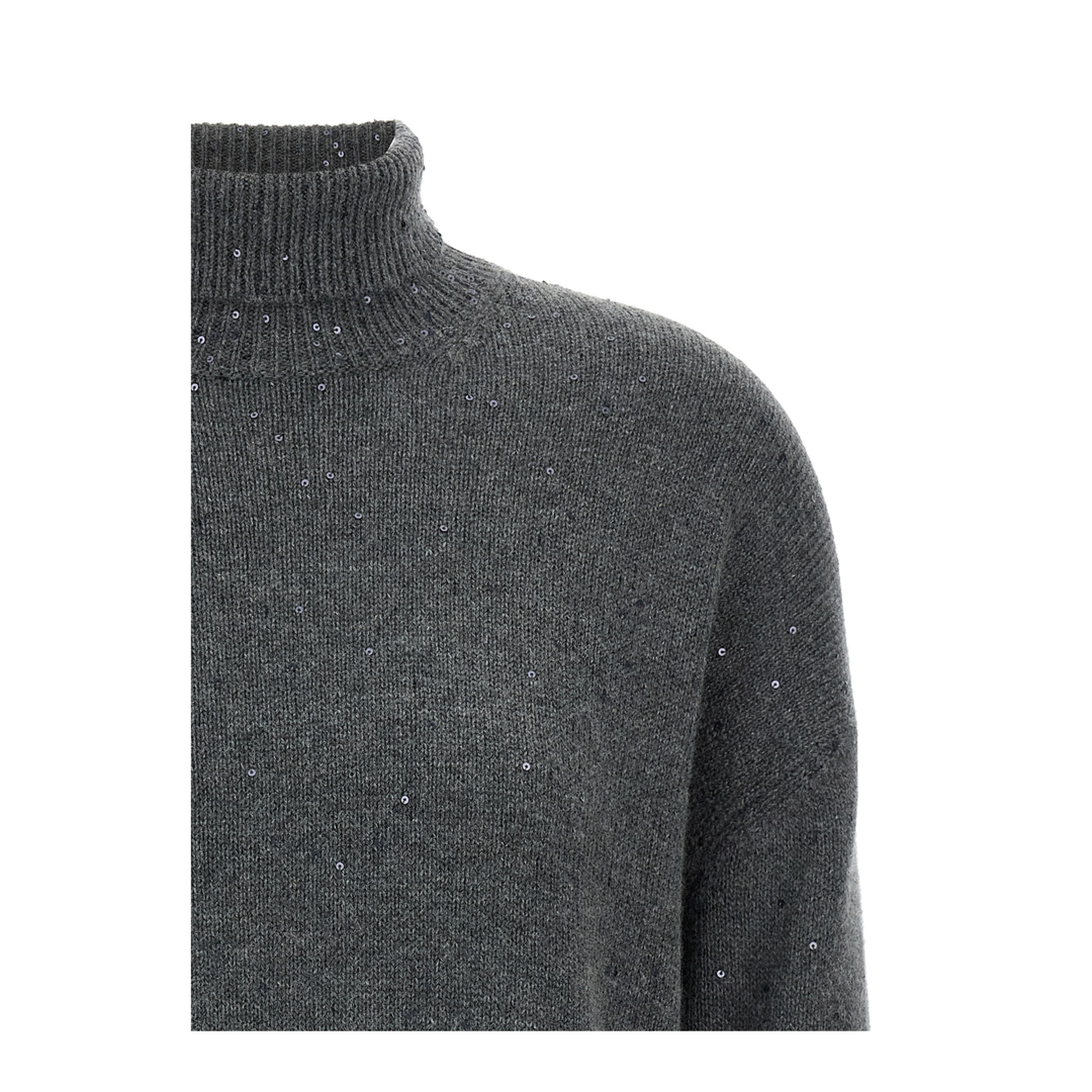 Cashmere And Silk Turtleneck Sweater
