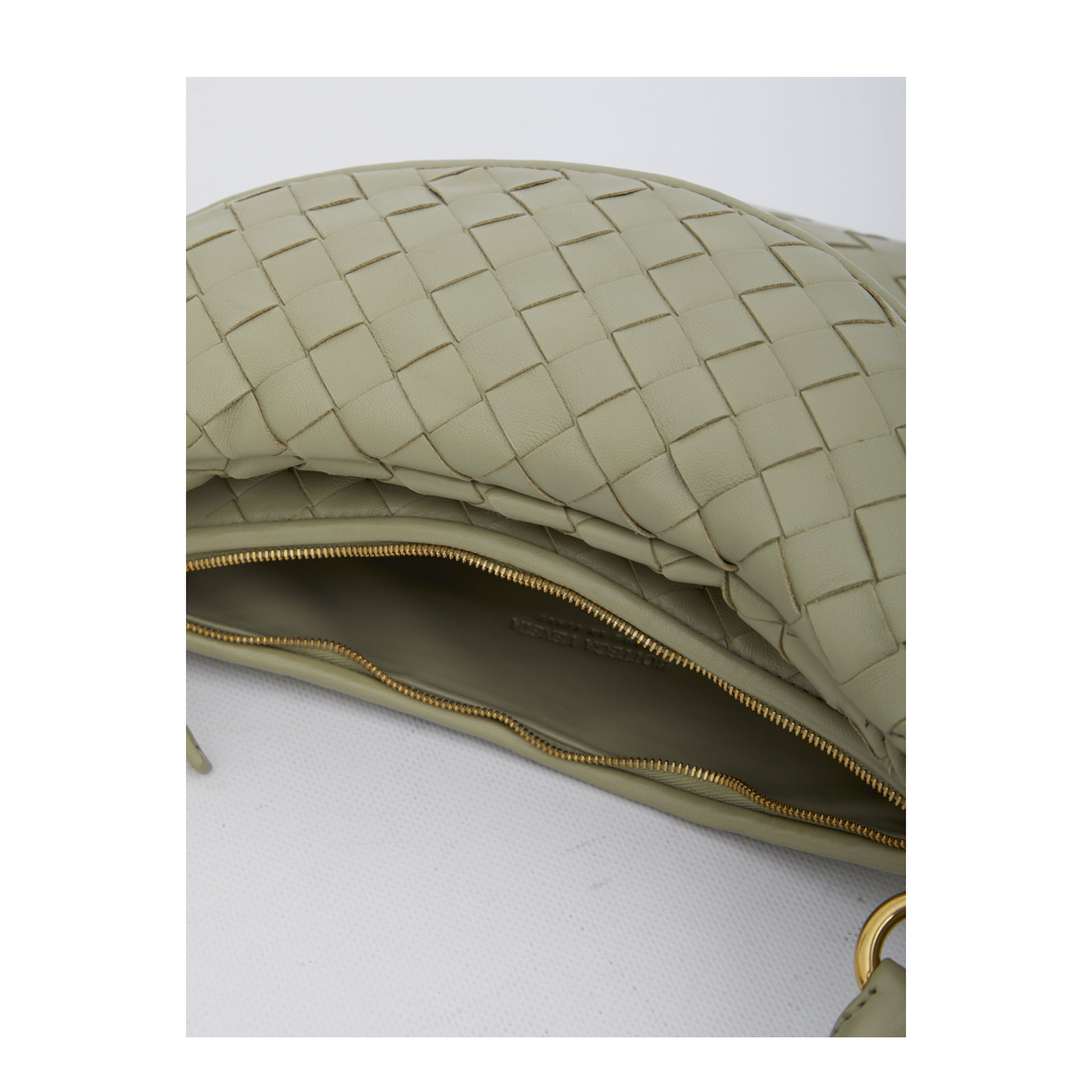 Gemeli Medium Leather Shoulder Bags - Green