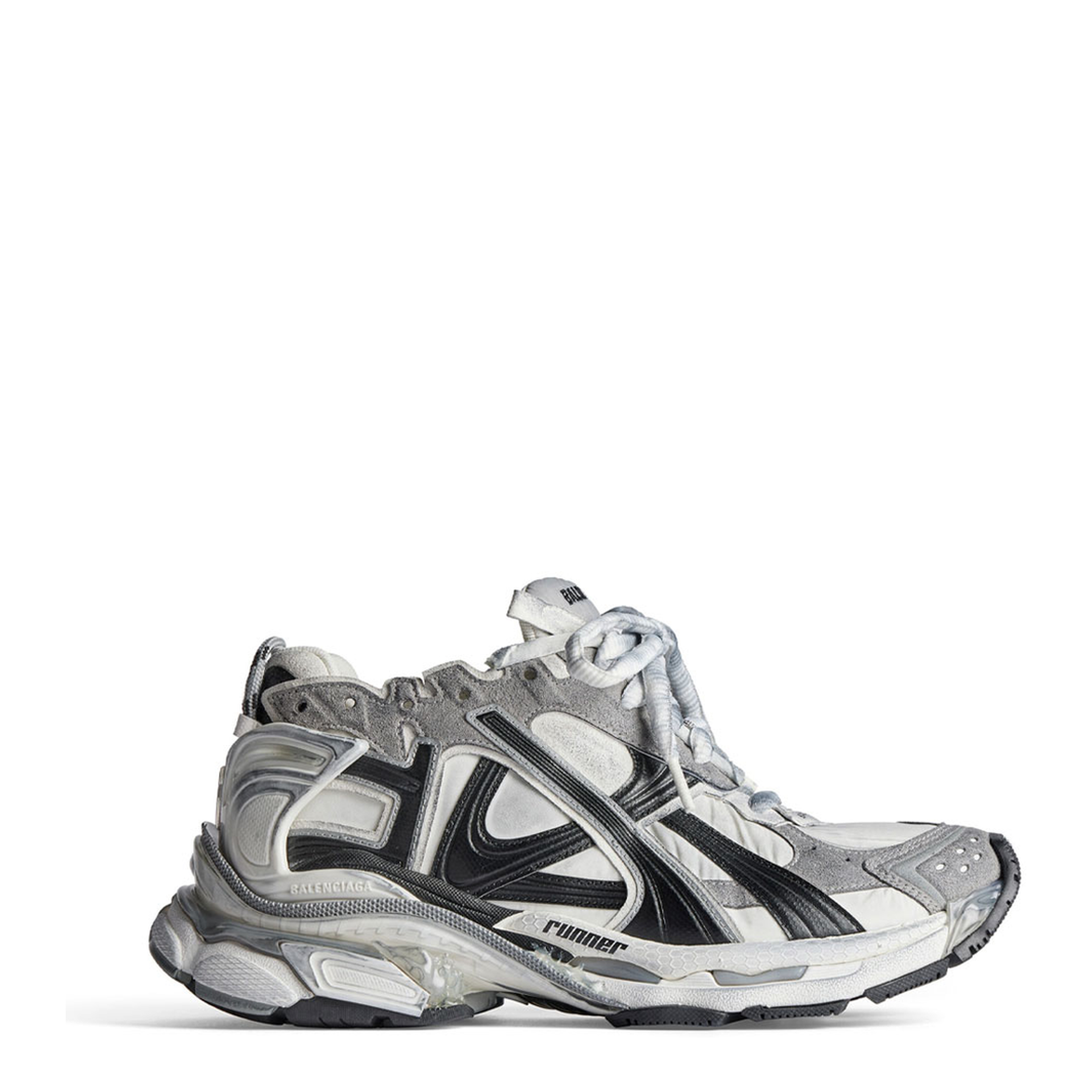 MAYFEYR - Balenciaga - Nylon And Suede-Like Fabric Runner Sneakers - 772774W3RNY