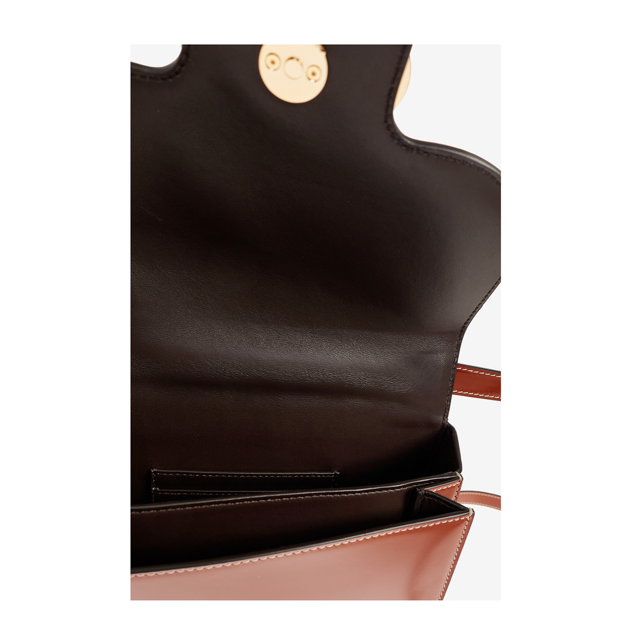 MAYFEYR - Ferragamo - Leather Handbag - 219867DOUBLEGFL789540DARKCOGNAC