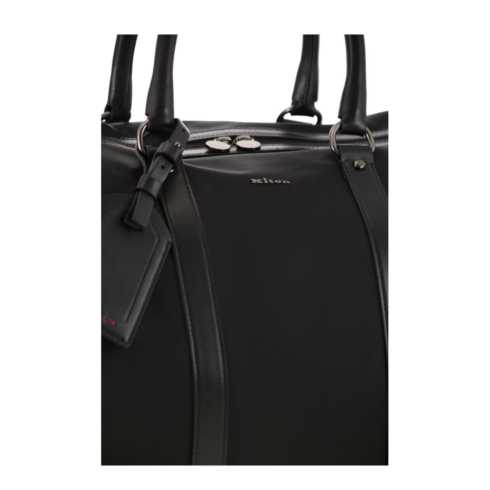Duffel Bag With Leather Inserts