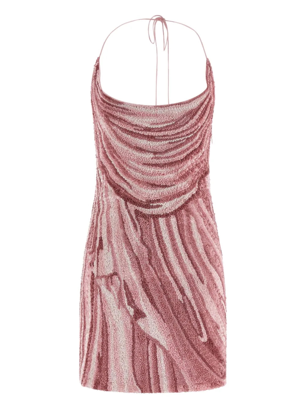 Sequin Dress Silk Pink