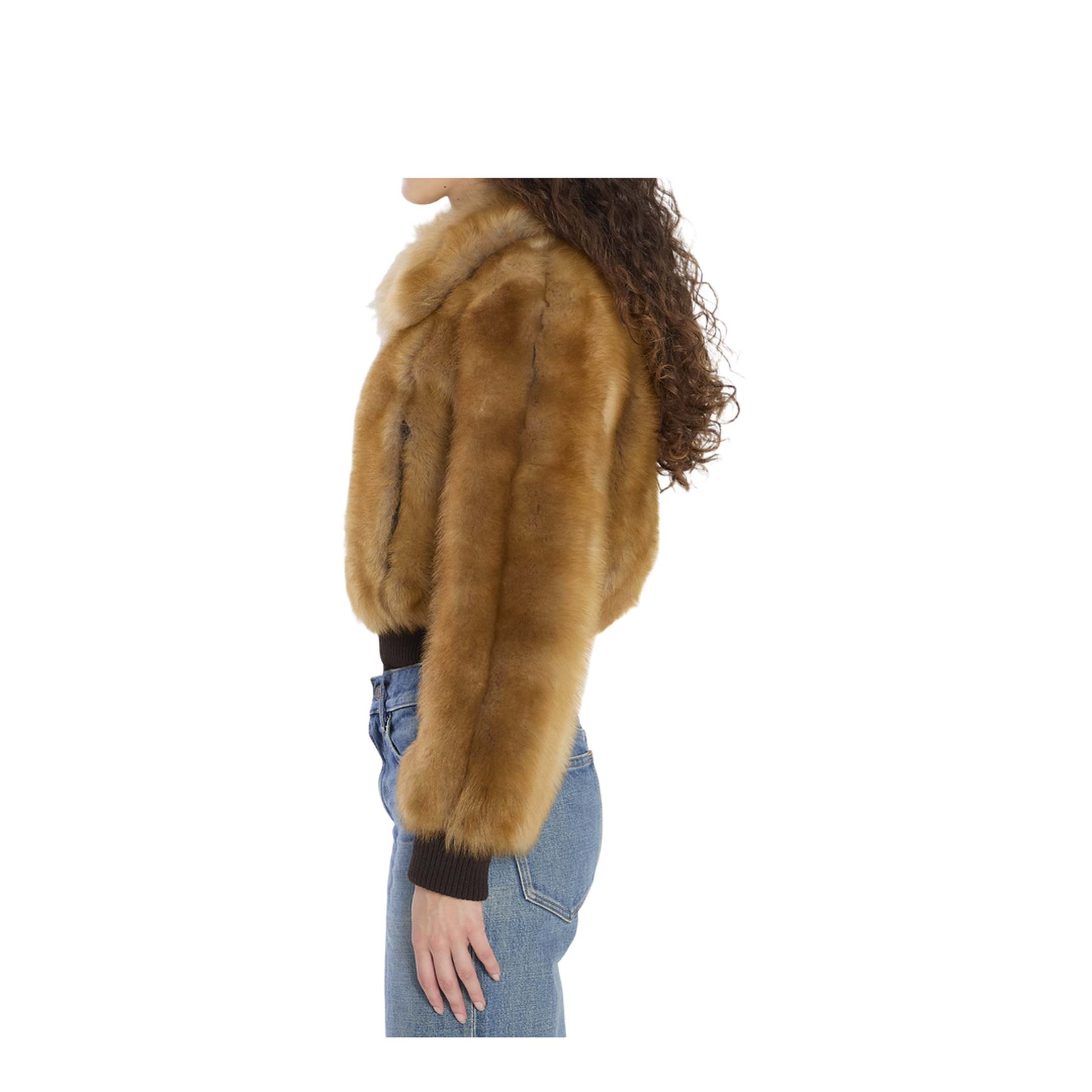 Bomber Jacket in Shearling