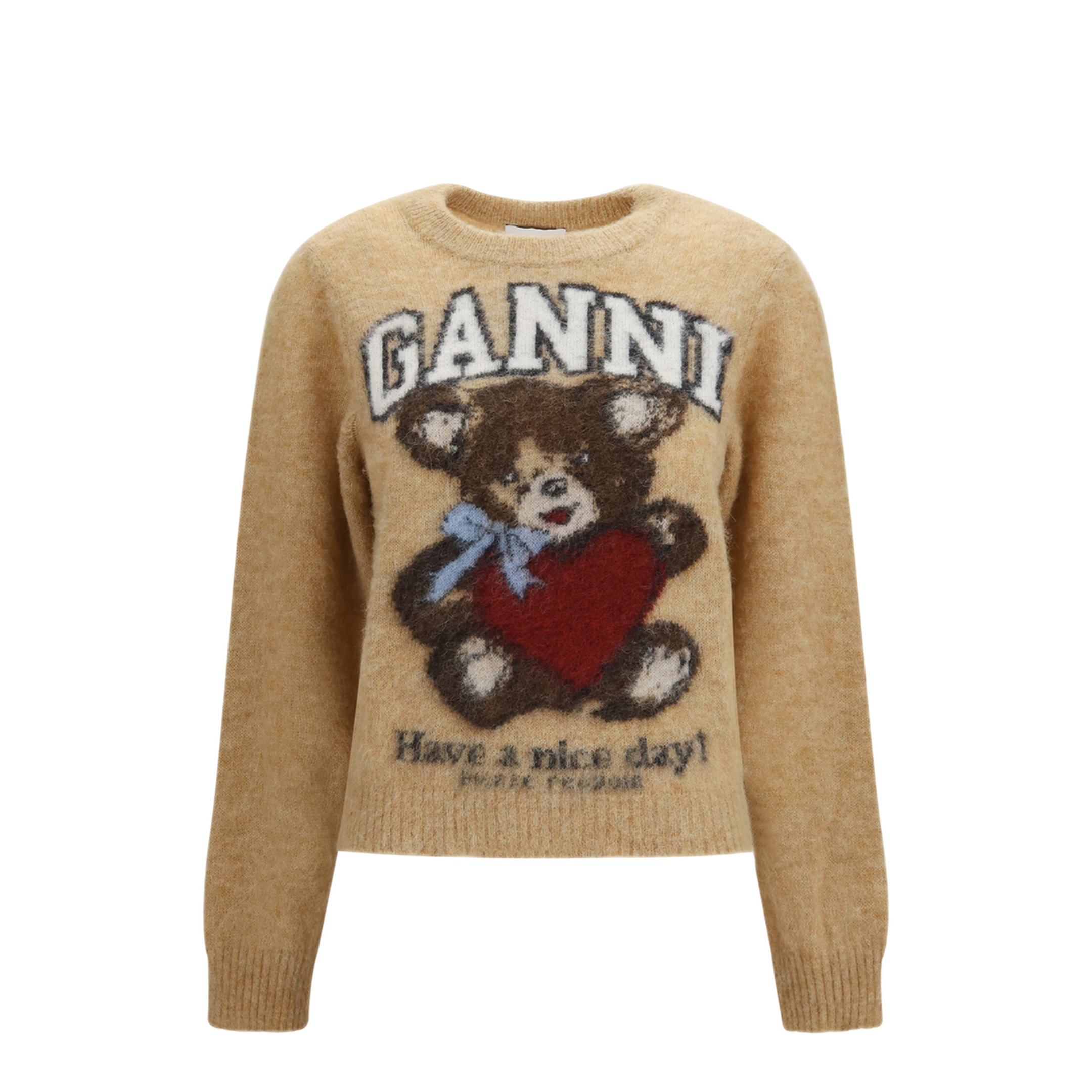 MAYFEYR - Ganni - Alpaca Graphic Crewneck Sweater - A1070091