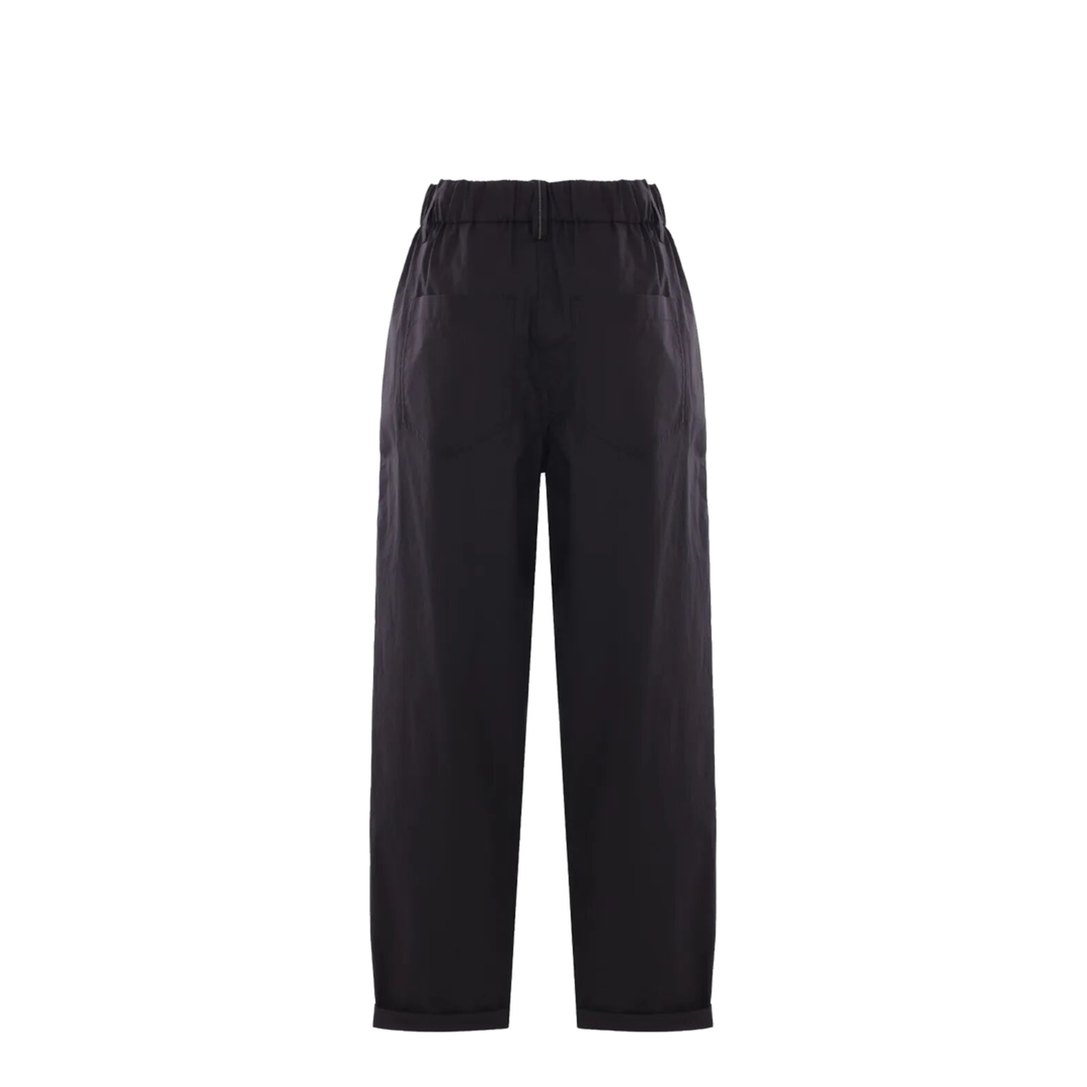 Lightweight Poplin Five-Pocket Track Trousers With Monili
