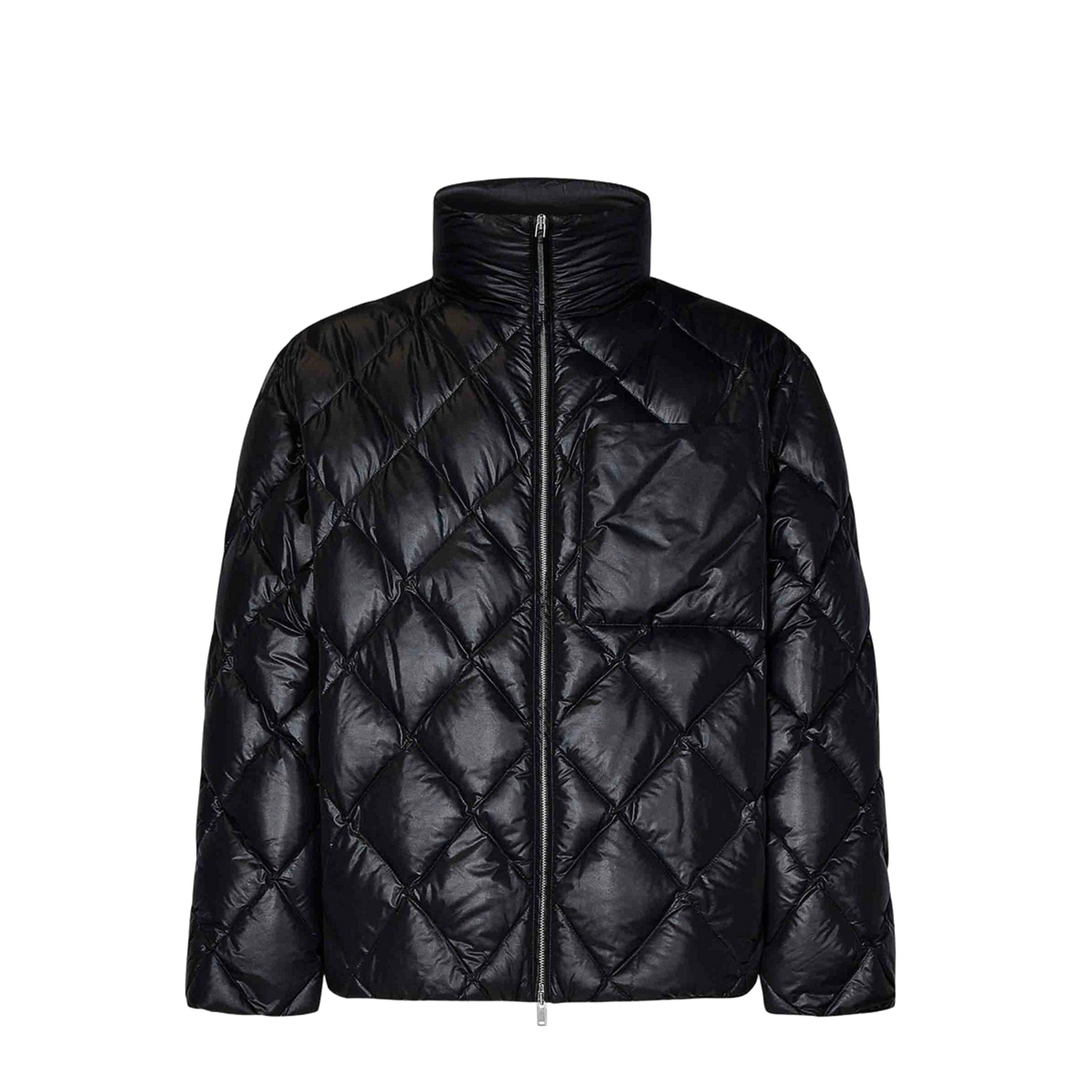 Black Nylon Down Jacket