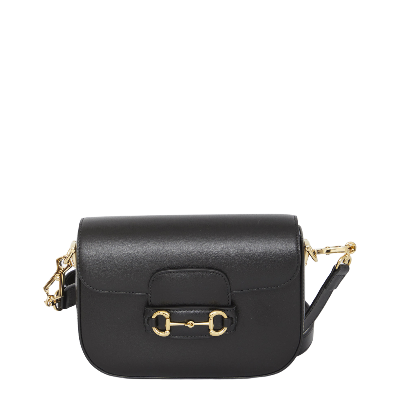 Horsebit 1955 Leather Shoulder Bag - Black