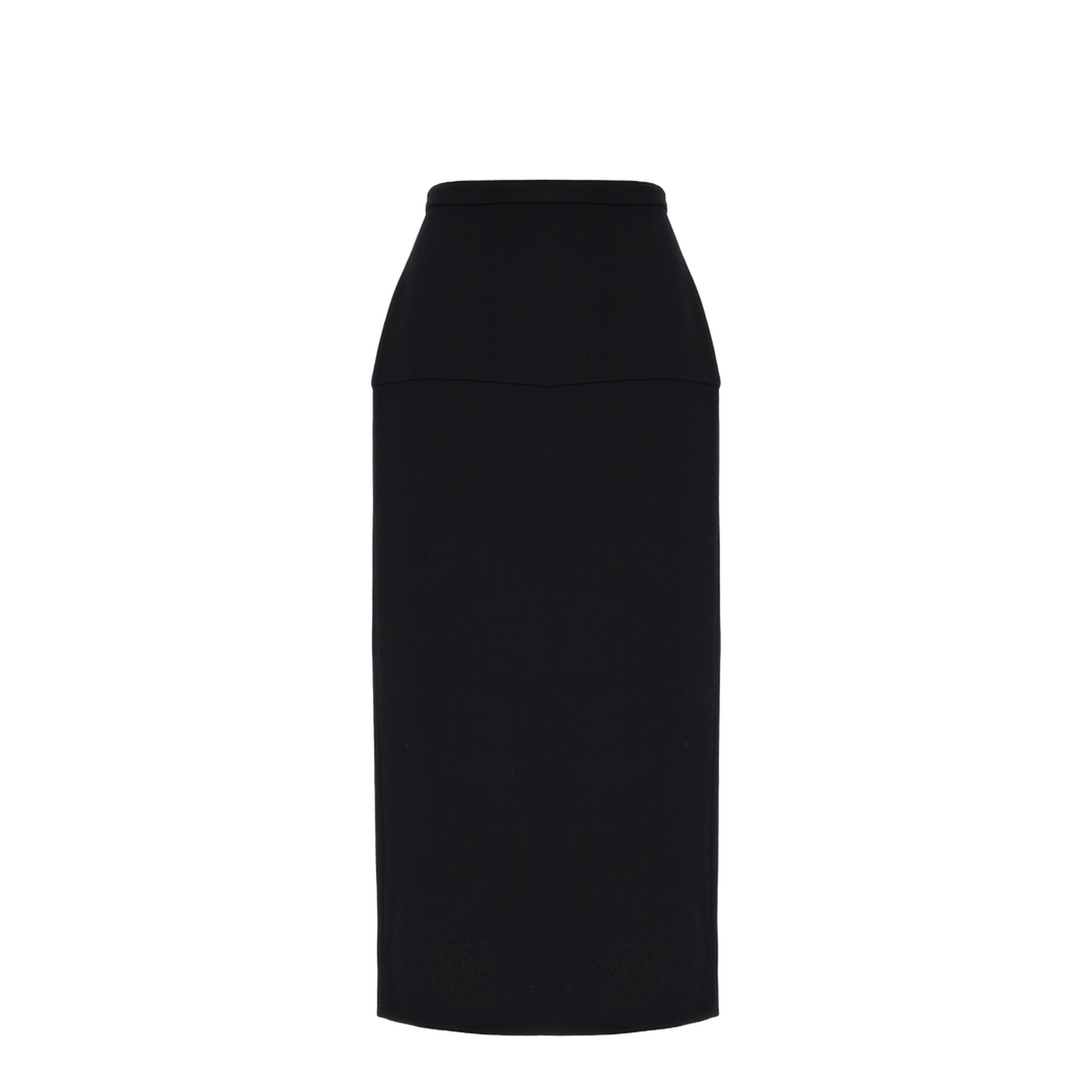 Black Wool Skirt
