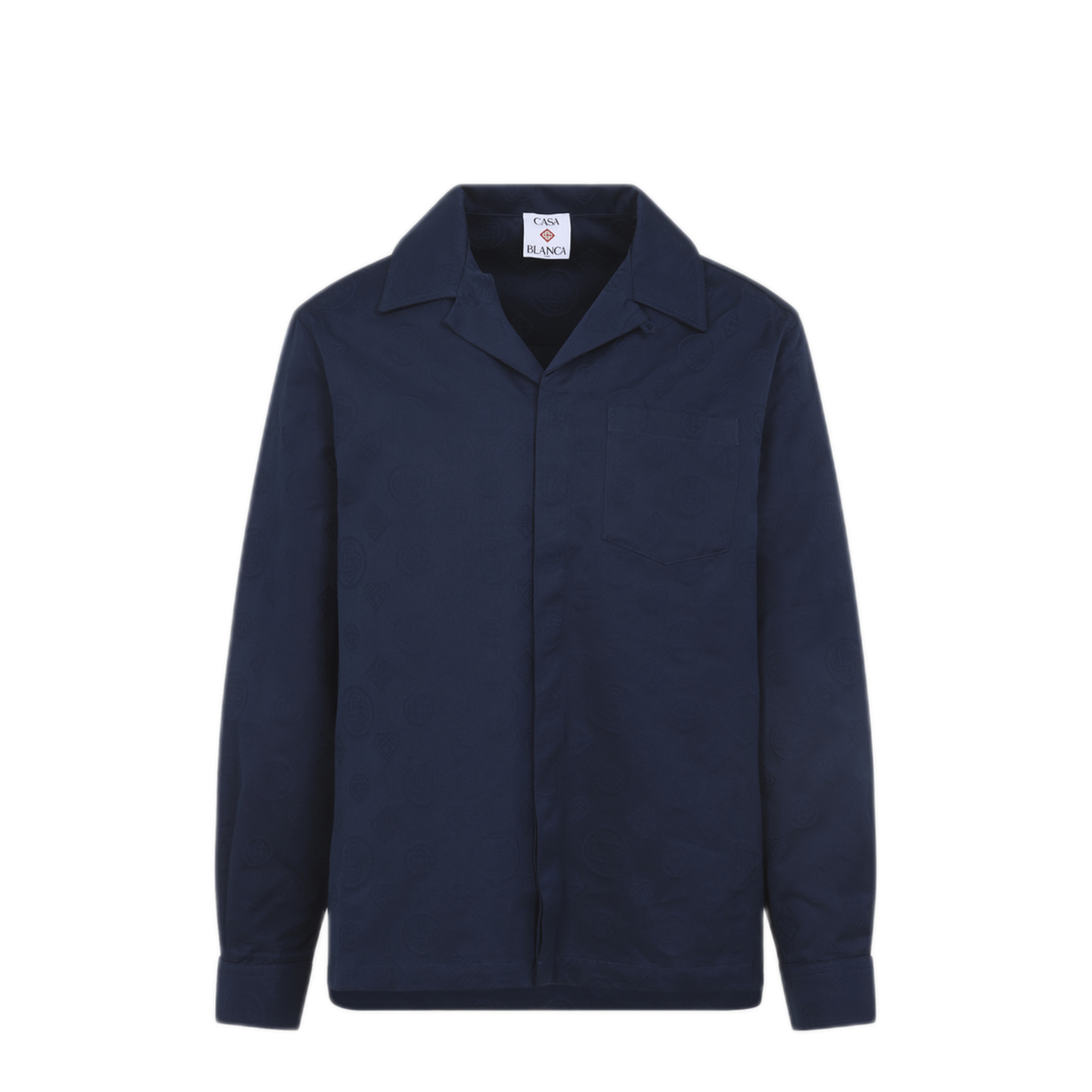 MAYFEYR - Casablanca - Monogram Long Sleeves Shirt - MSP26SH22901BLUE