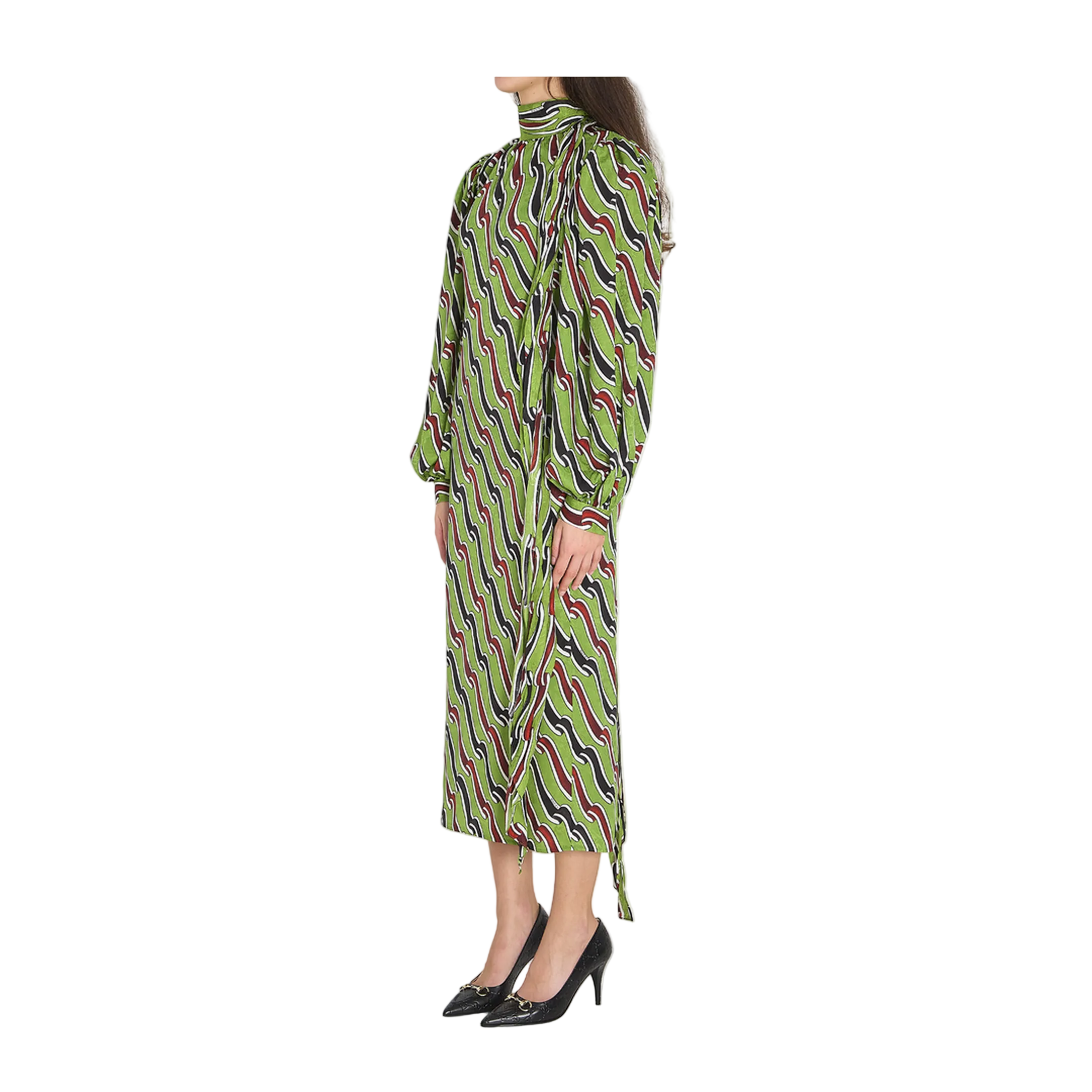 Printed Silk Dress