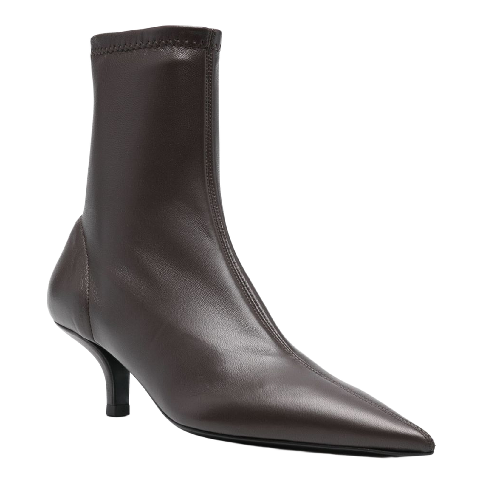 Leather Heel Boots