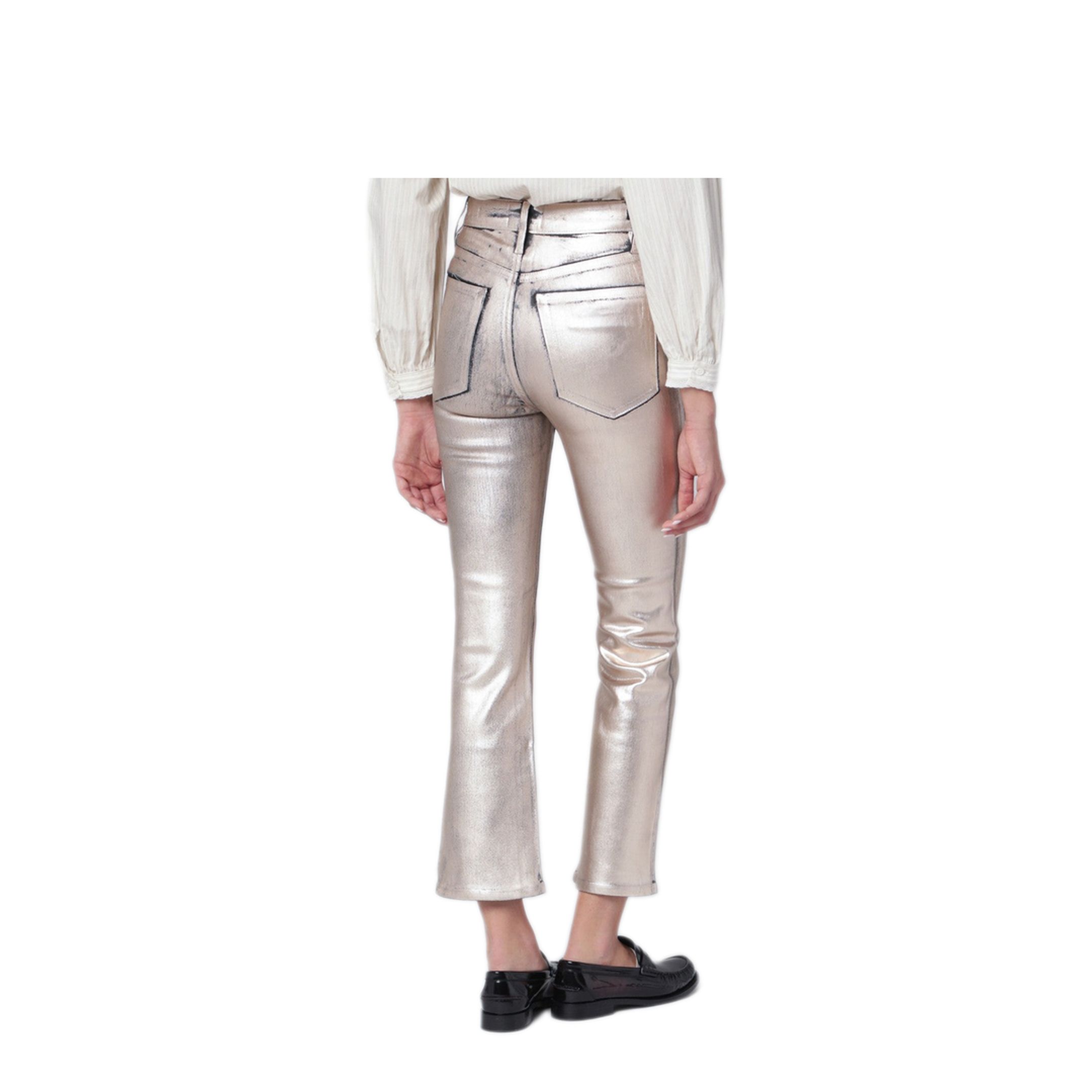 MAYFEYR - Frame - Champagne The Reboot Cropped Trousers - 3001498CDECHPC