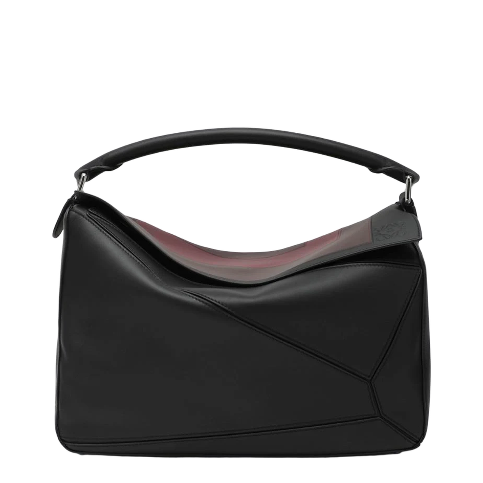 Large Puzzle Bag Black/Burgundy