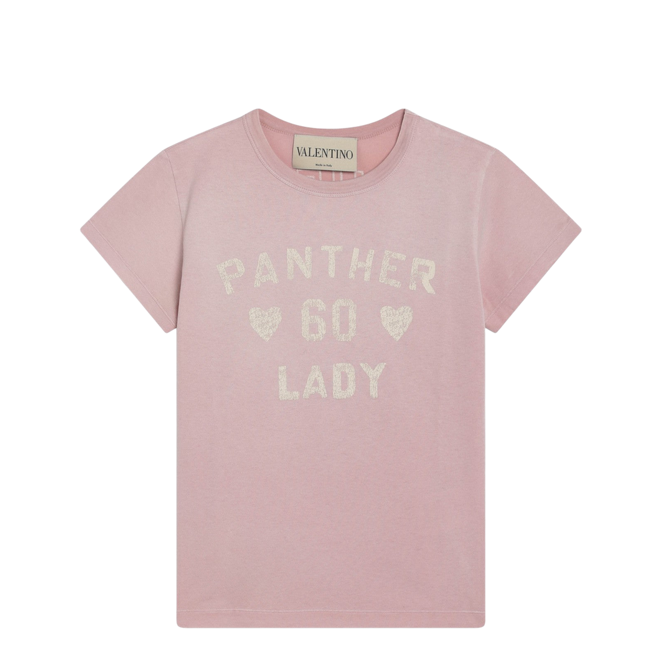 Printed Cotton T-Shirt Pink