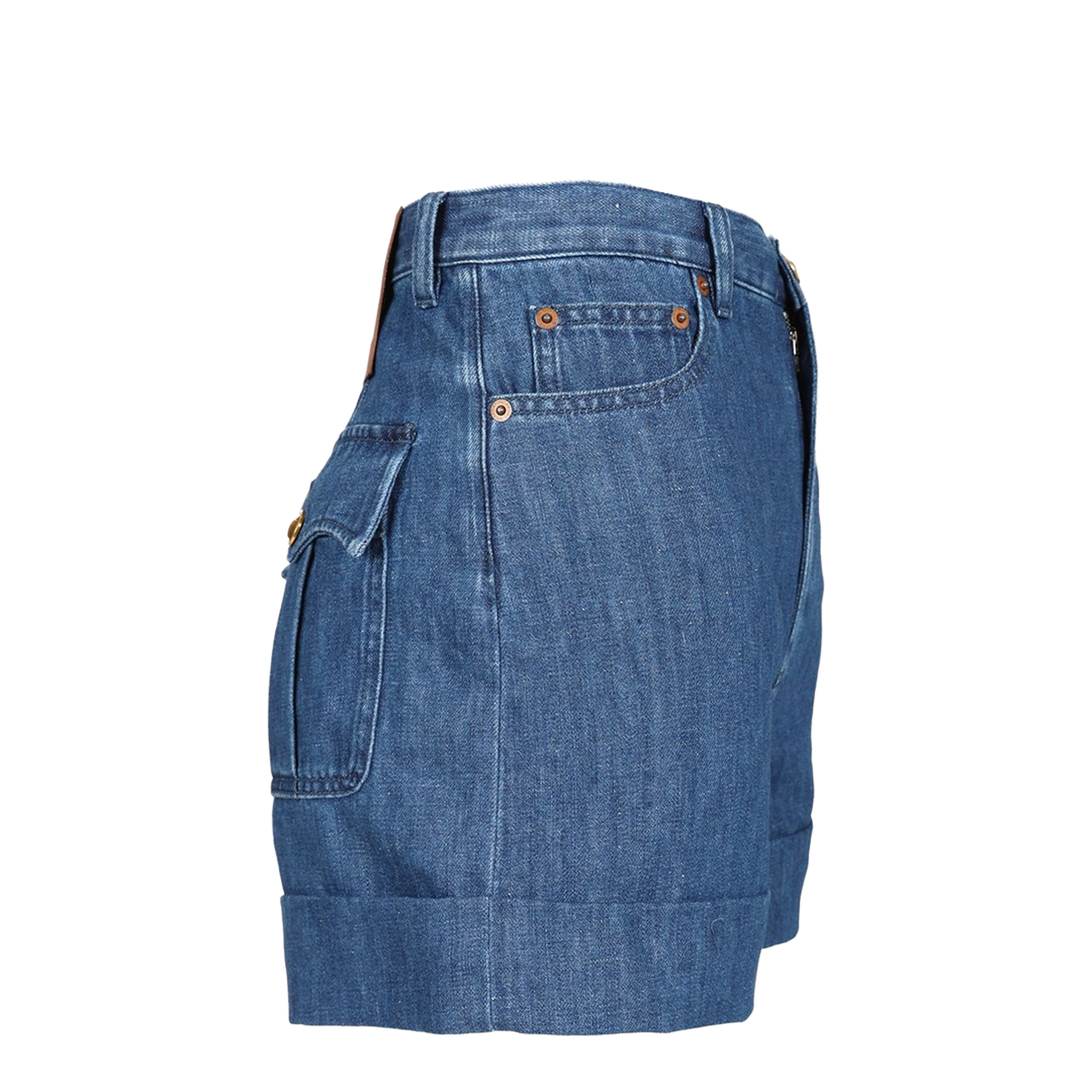 Medium Blue Denim Shorts