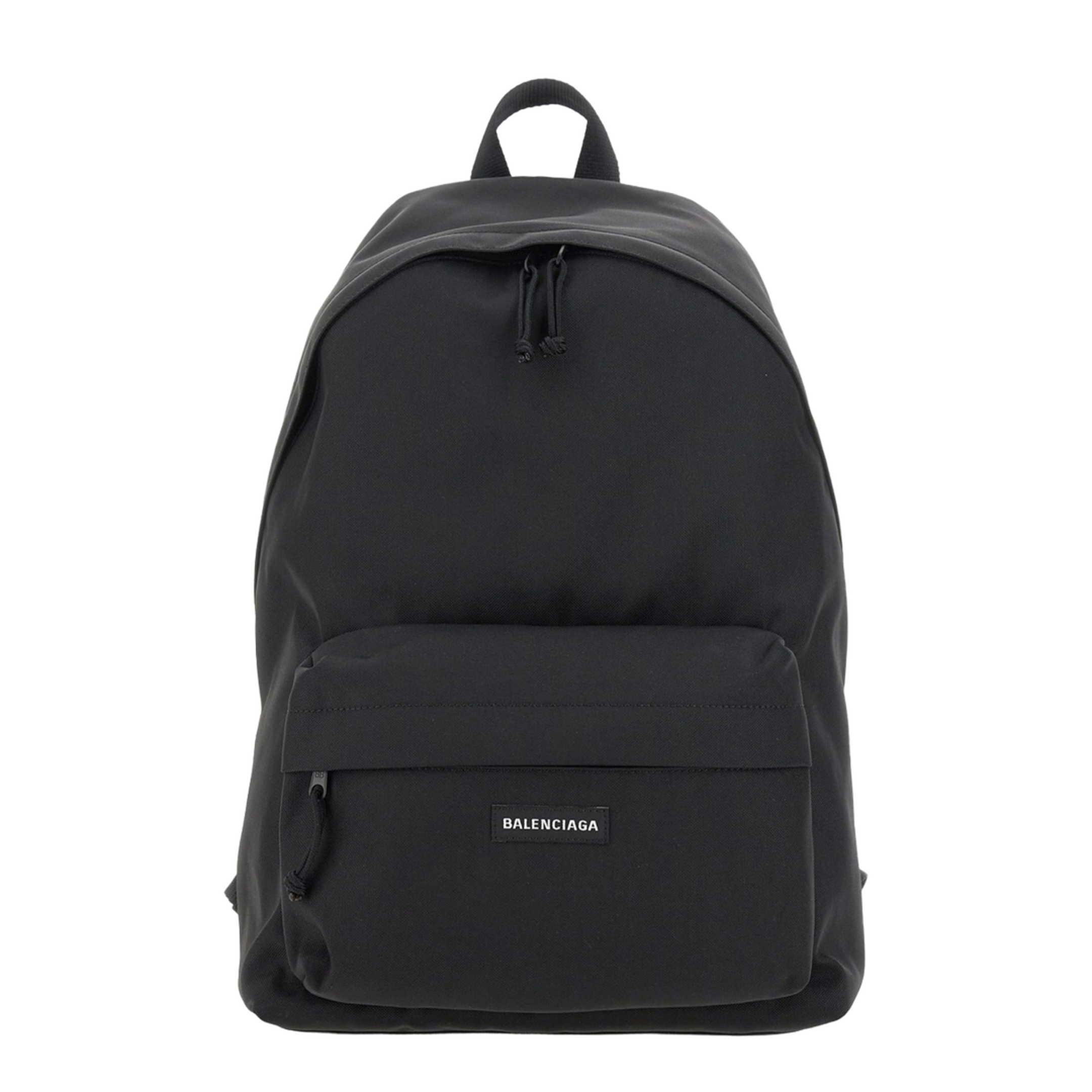 Explorer Nylon Backpack in Black
