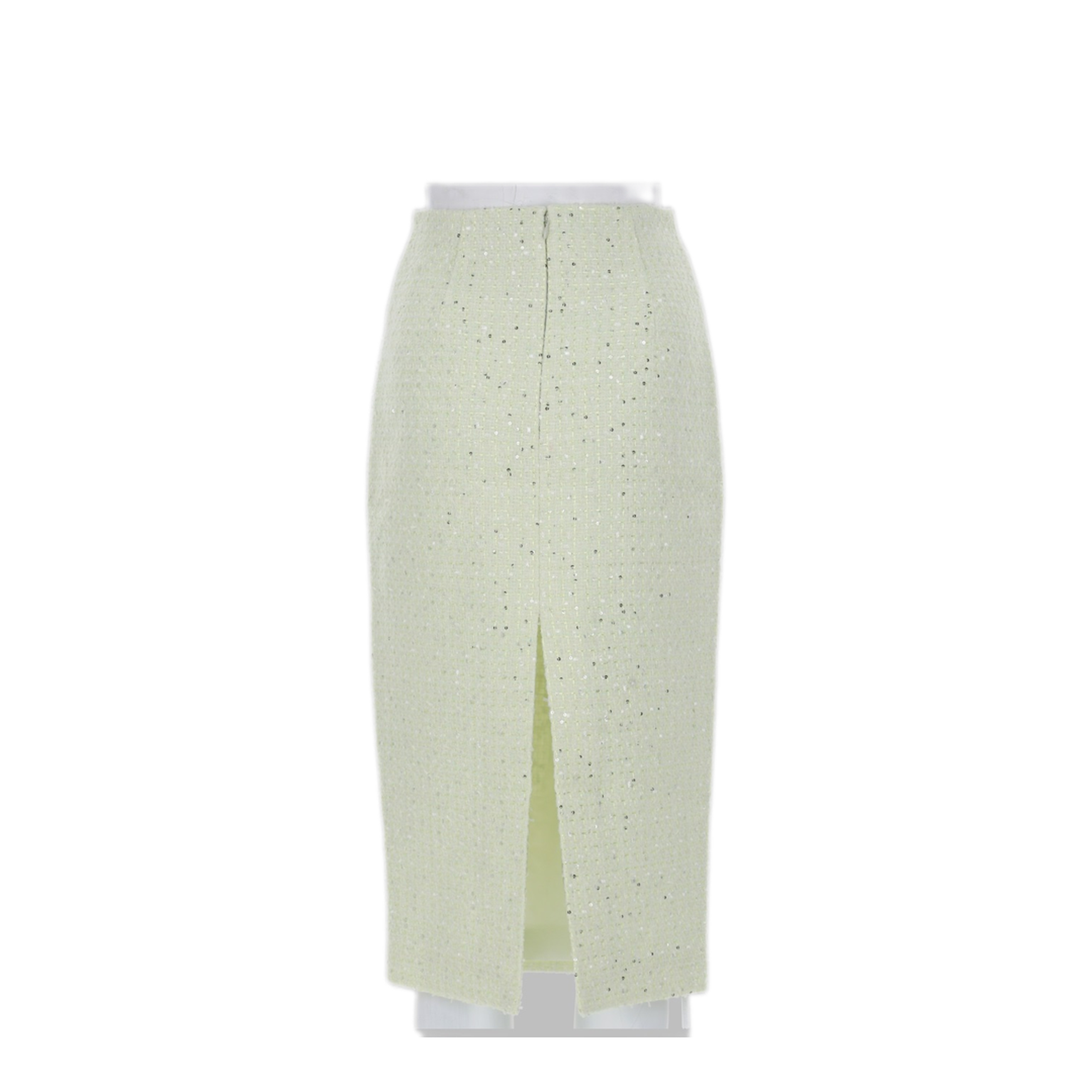 MAYFEYR - Self Portrait - Midi Skirt In Boucle - SS26026MSKGGREEN