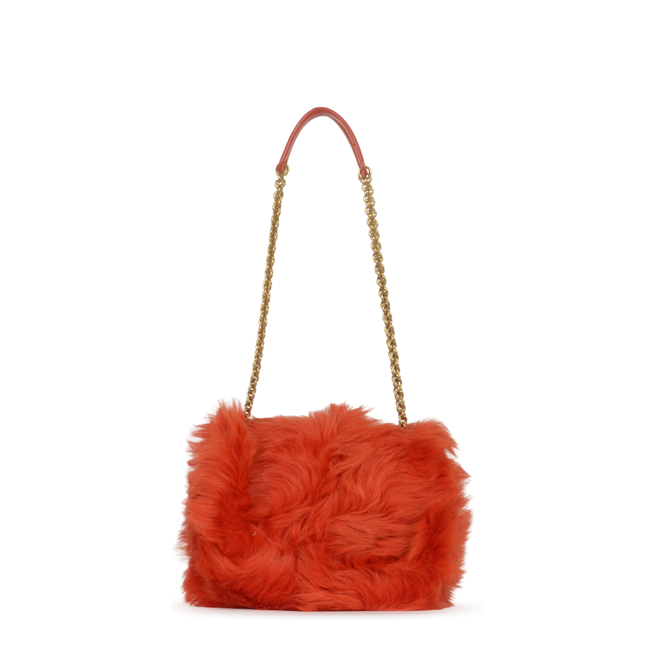 Kate Small Lambskin Shoulder Bags - Orange